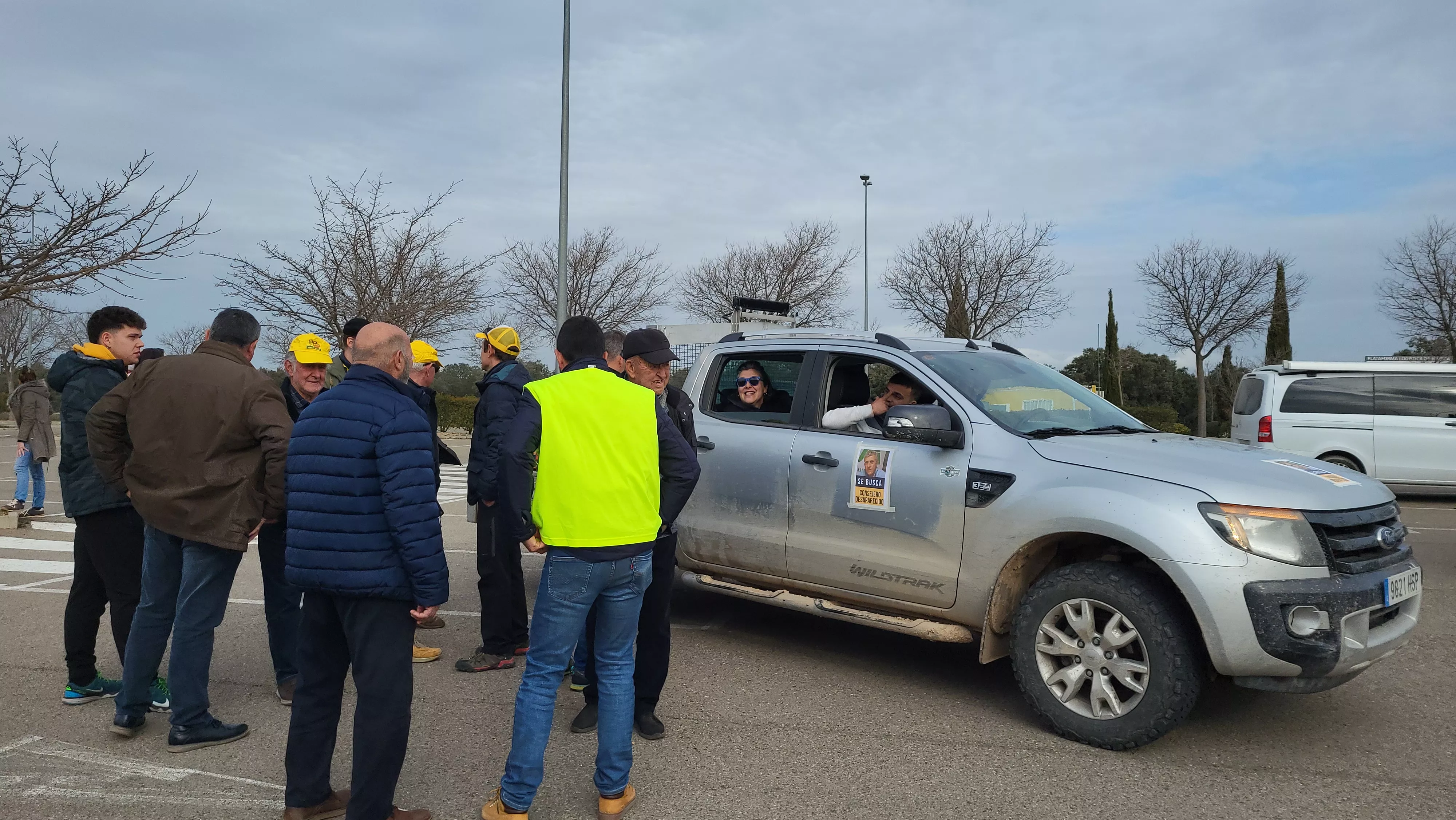 Tractorada y concentración en Huesca. Foto Mercedes Manterola