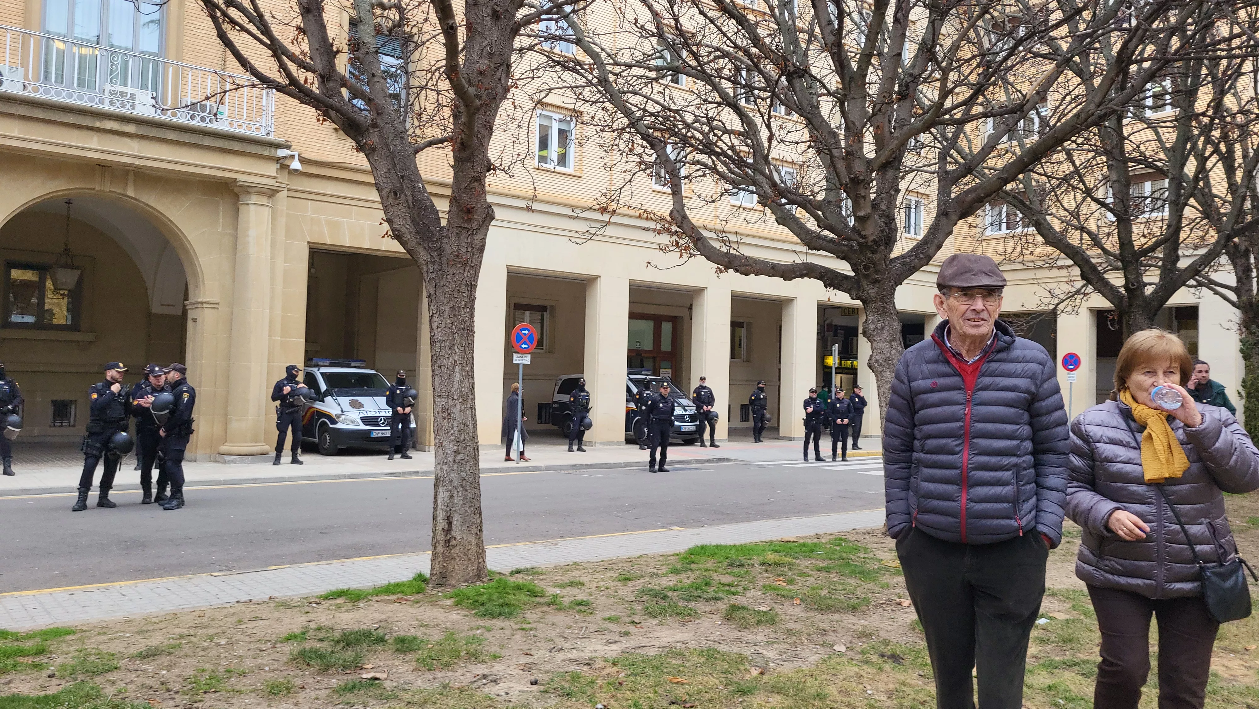 Tractorada y concentración en Huesca. Foto Mercedes Manterola