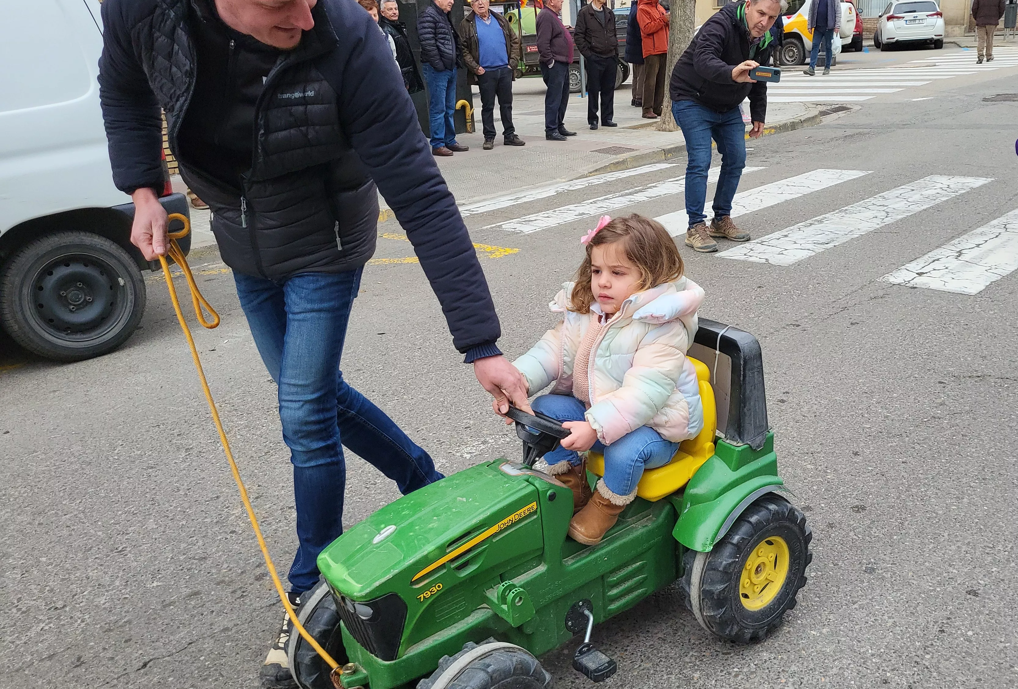 Tractorada y concentración en Huesca. Foto Mercedes Manterola
