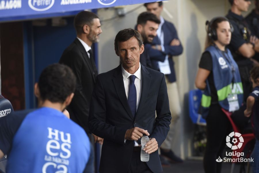 Imágenes del partido Huesca Rácing de Santander. Foto La Liga  