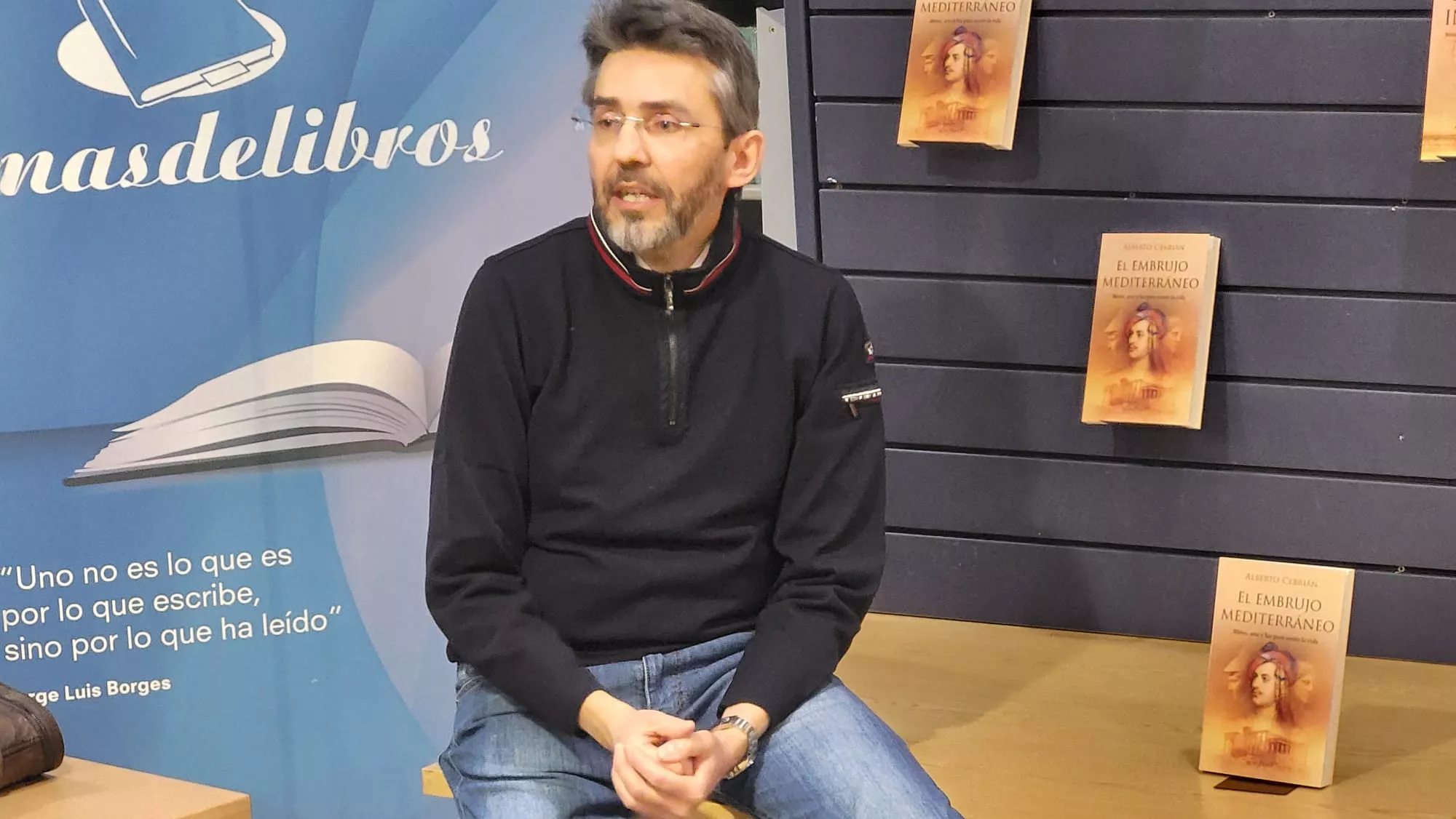 Presentación de El Embrujo Mediterráneo de Alberto Cebrián