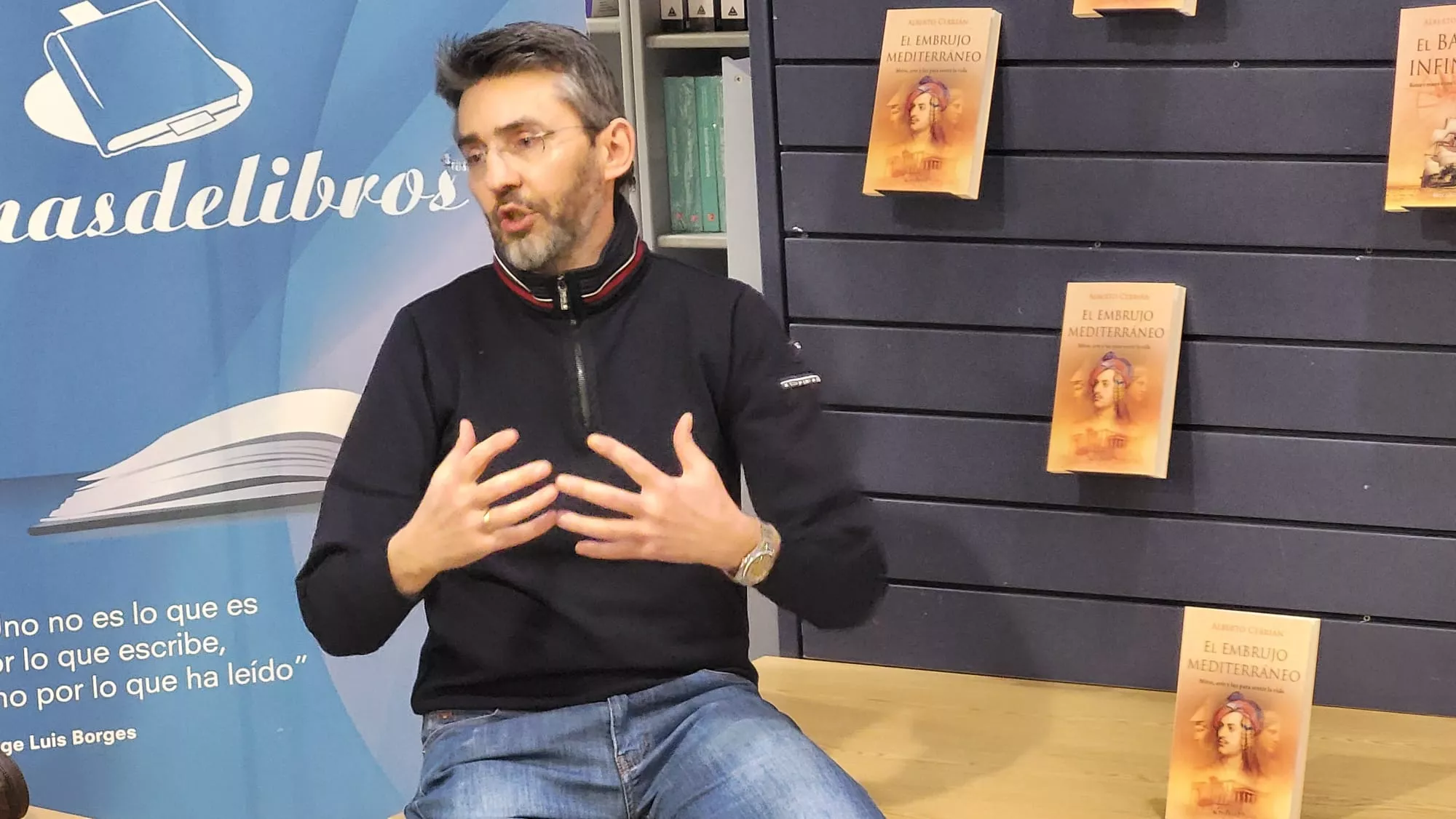 Alberto Cebrián, en la presentación de El Embrujo Mediterráneo