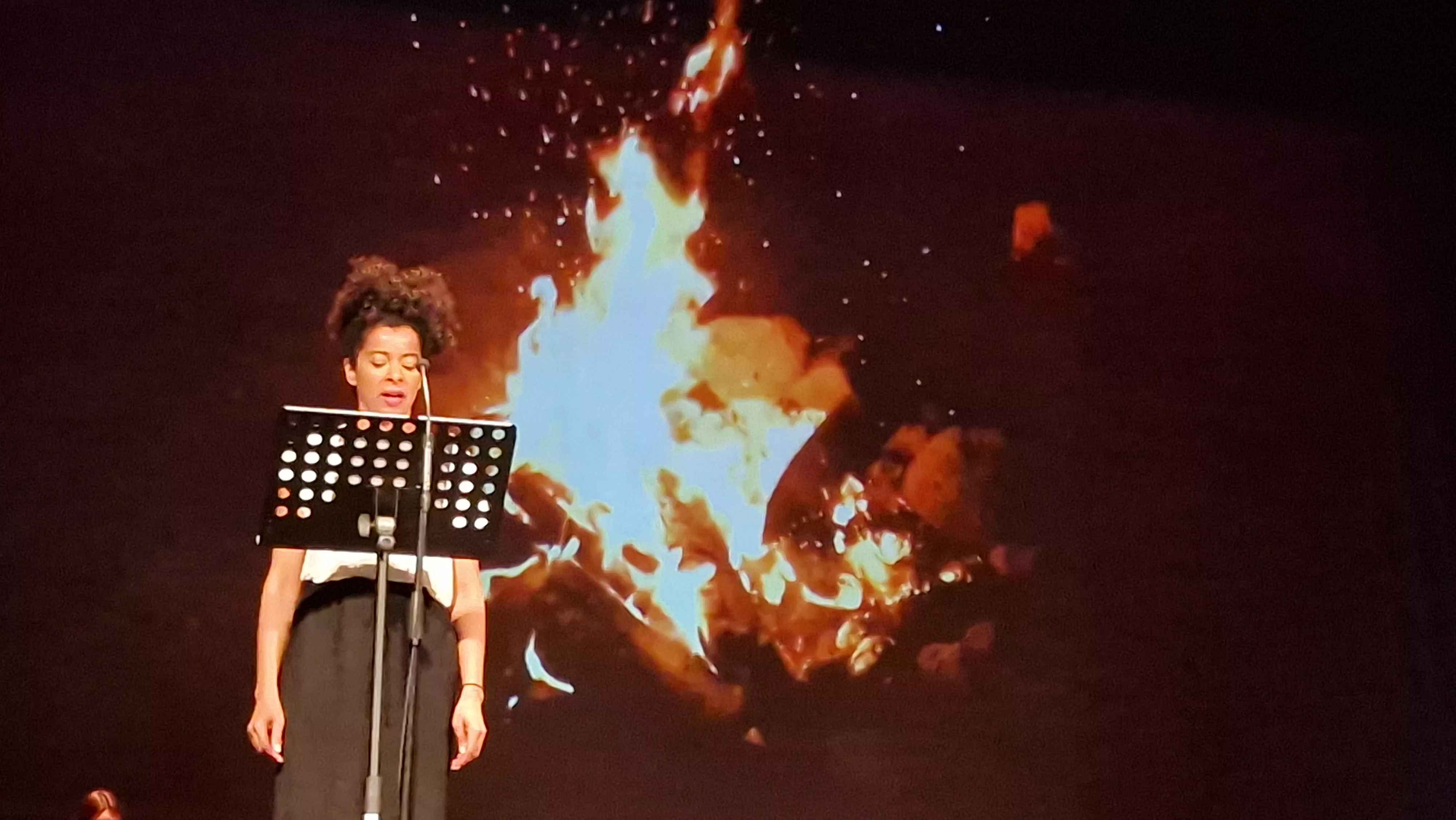 Representación de "Lorca eterno" por el Teatro de Robres. Foto Myriam Martínez 