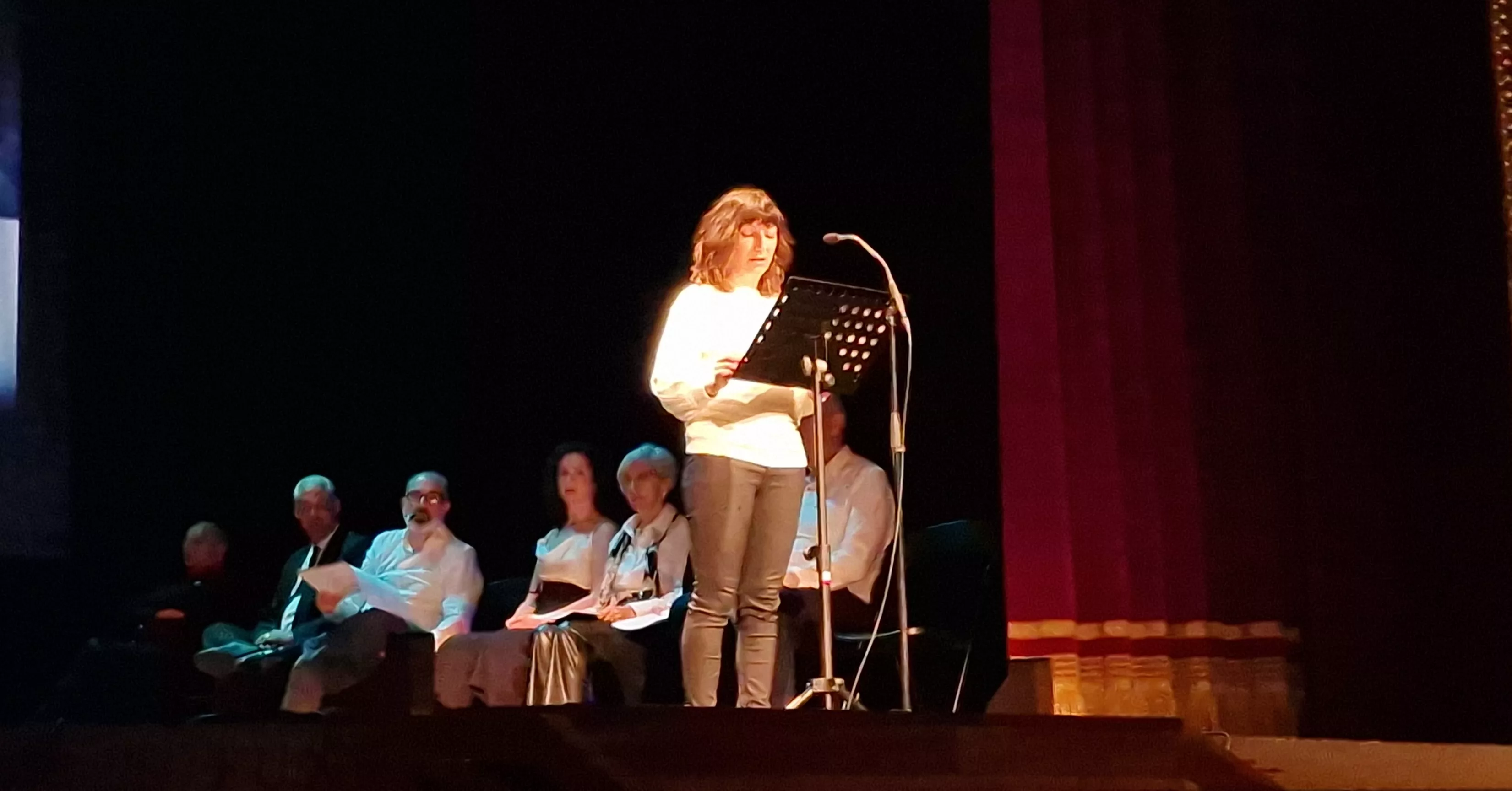 Representación de "Lorca eterno" por el Teatro de Robres. Foto Myriam Martínez 