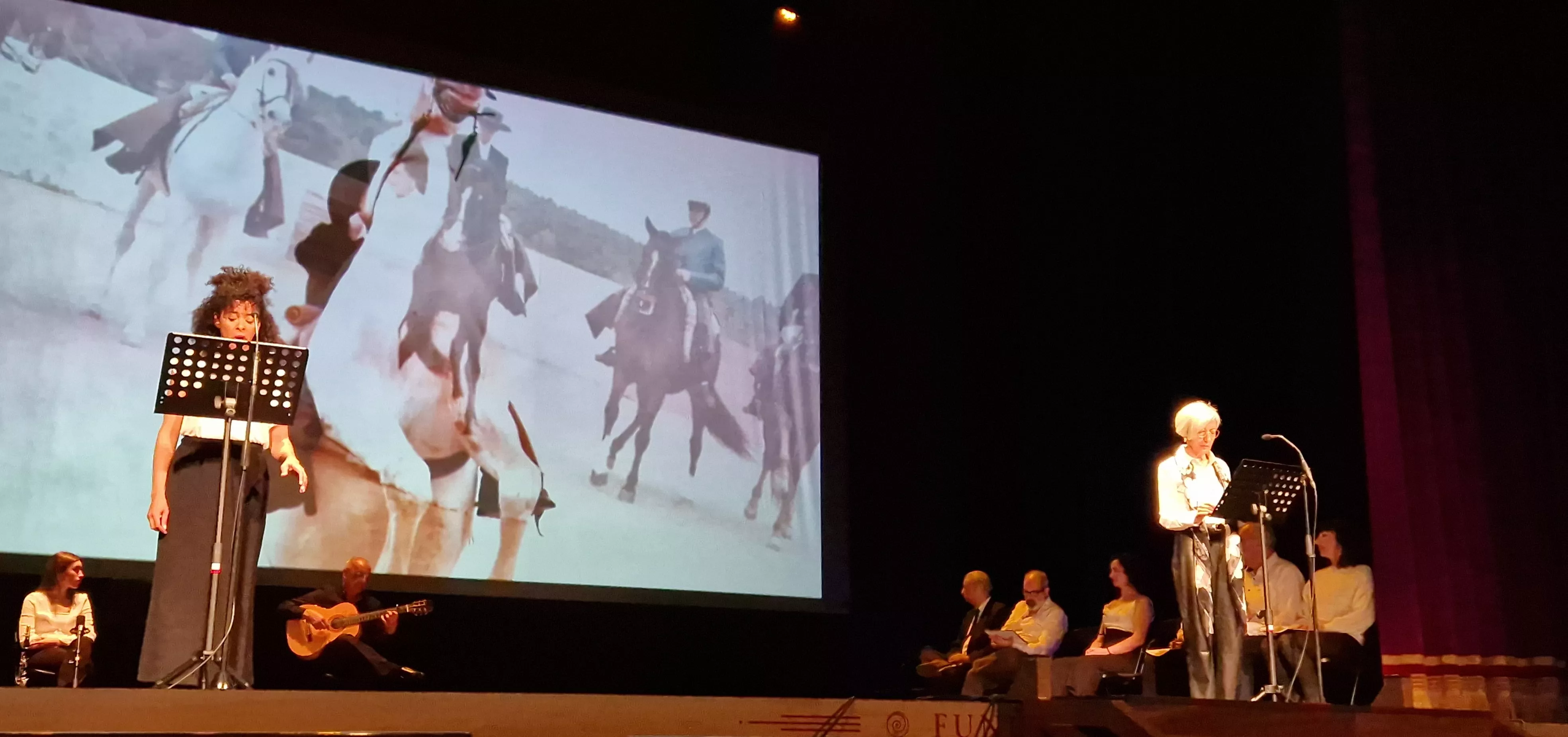 Representación de "Lorca eterno" por el Teatro de Robres. Foto Myriam Martínez 