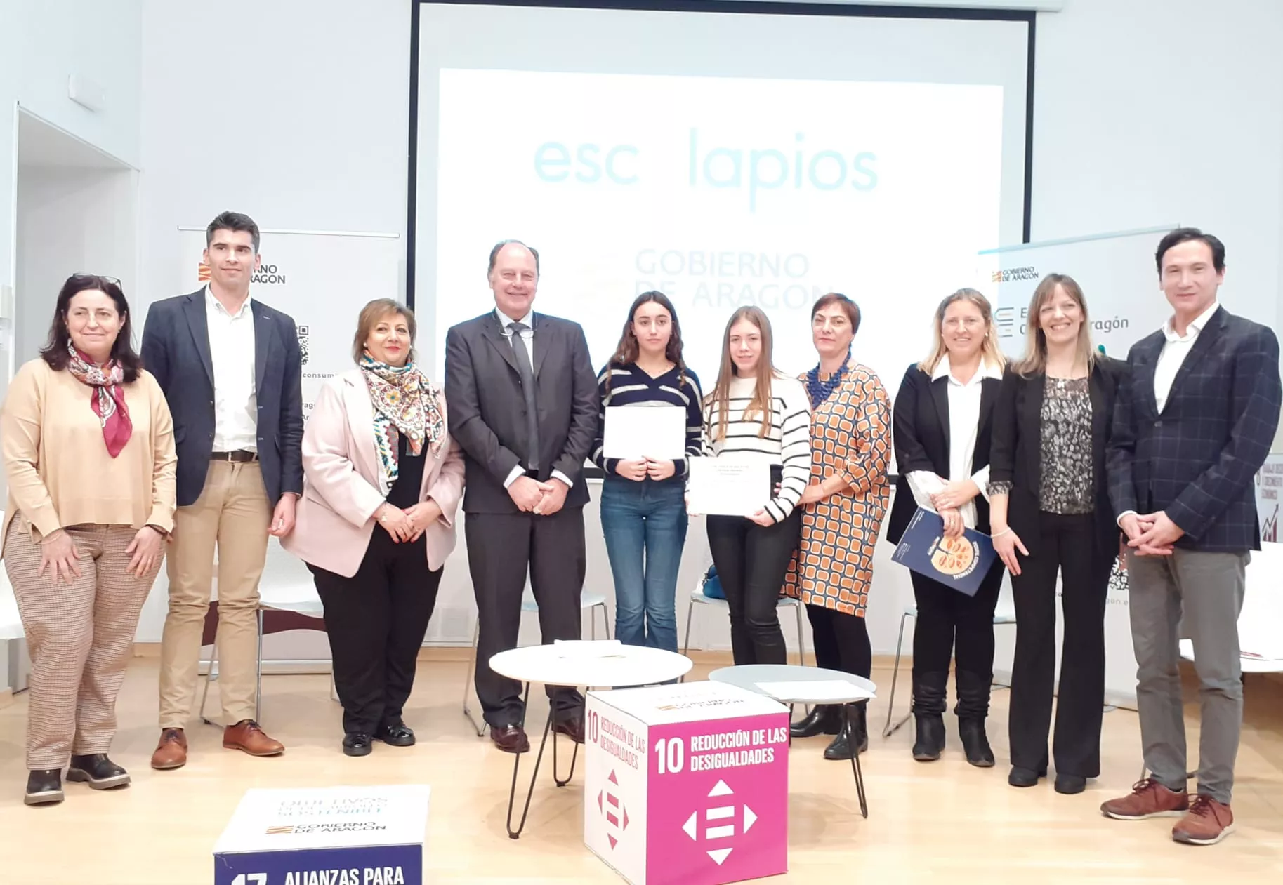 Entrega de premios del certamen de relatos “Consumir en Igualdad”.