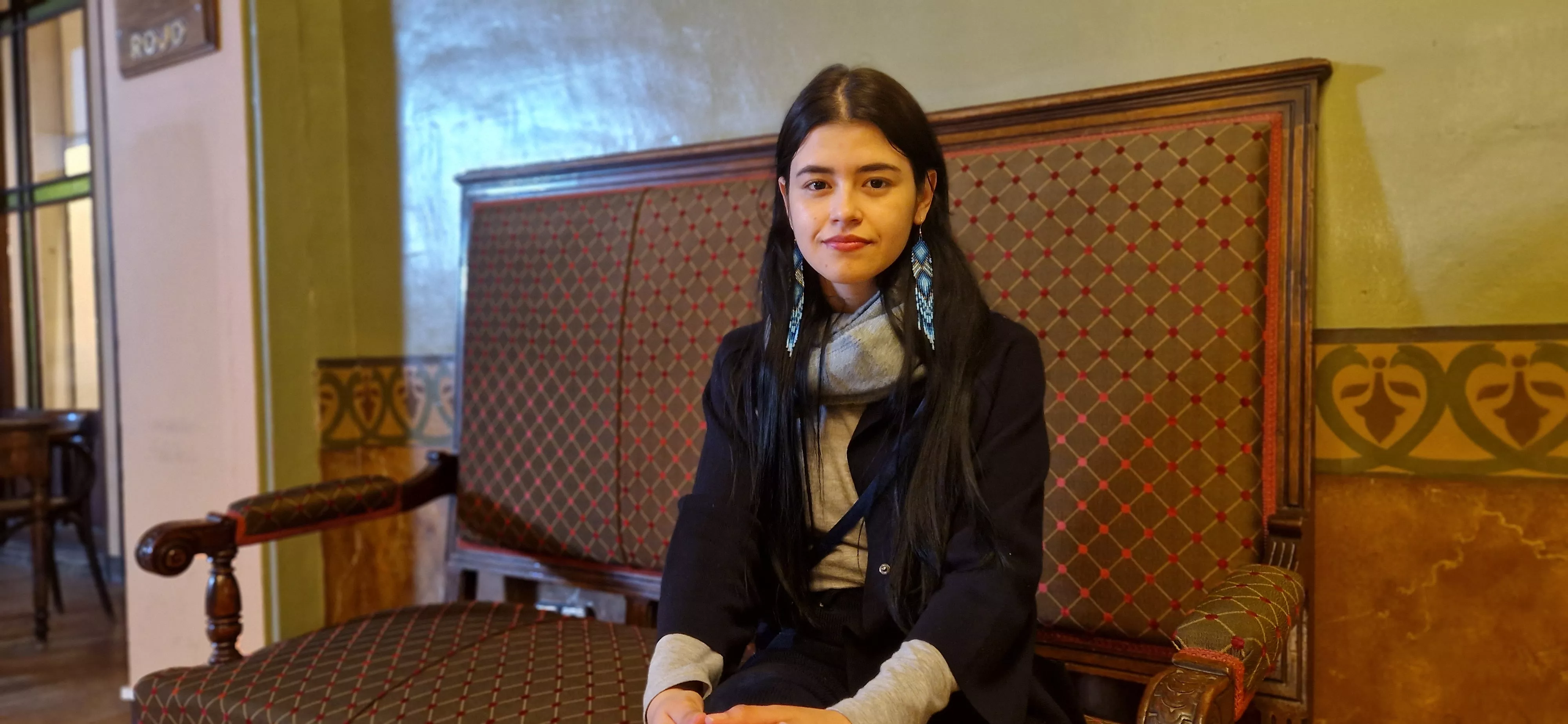 Manuel Bedoya, en el Casino de Huesca. Foto Myriam Martínez