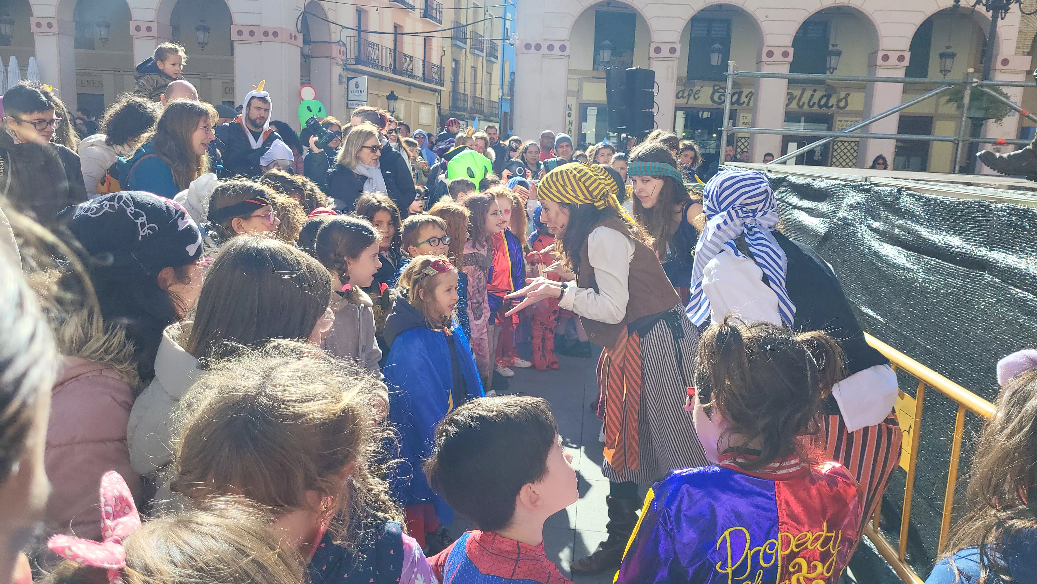  Fiesta Infantil de Carnaval con Viridiana en Huesca. Foto Mercedes Manterola