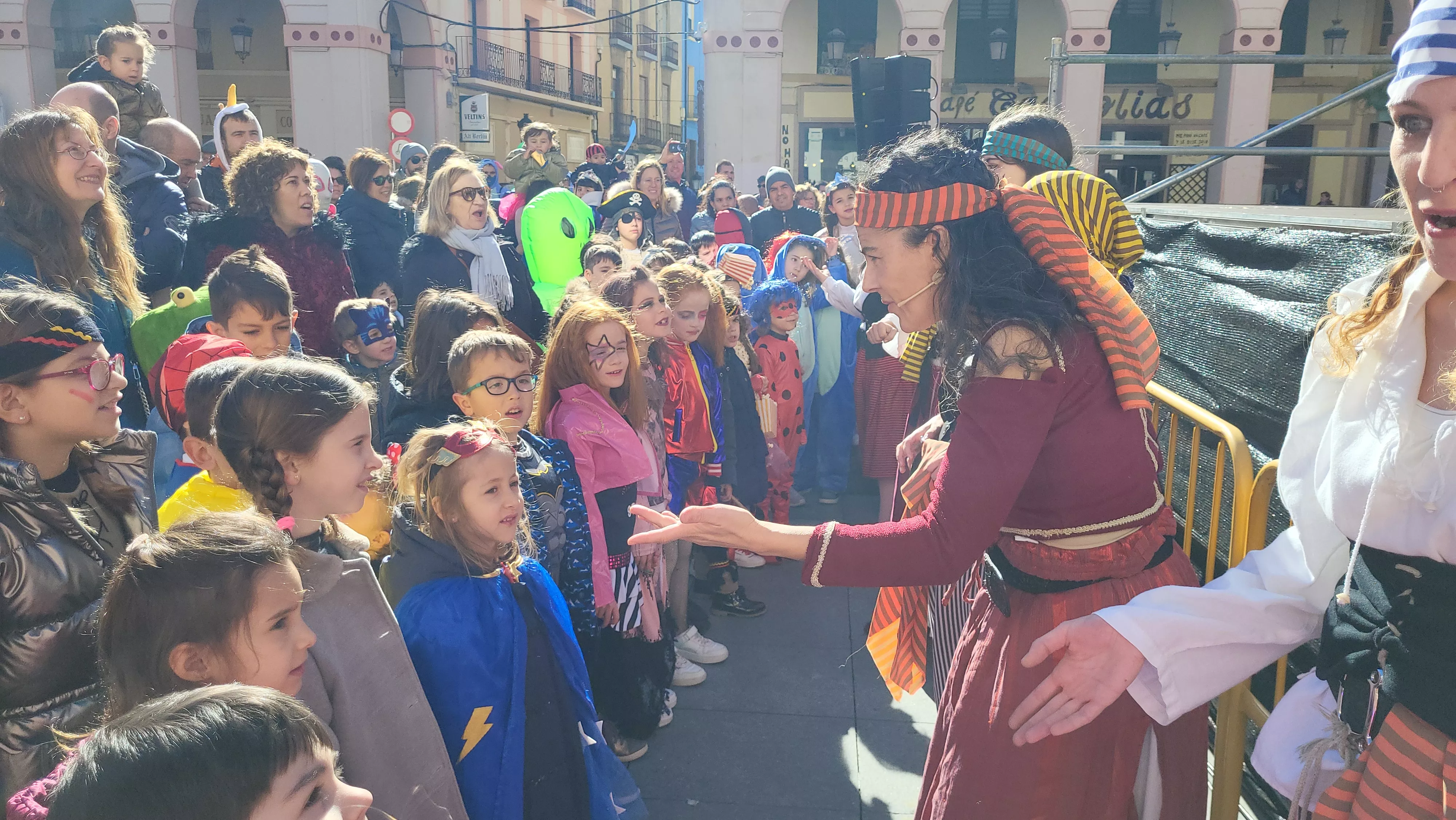  Fiesta Infantil de Carnaval con Viridiana en Huesca. Foto Mercedes Manterola
