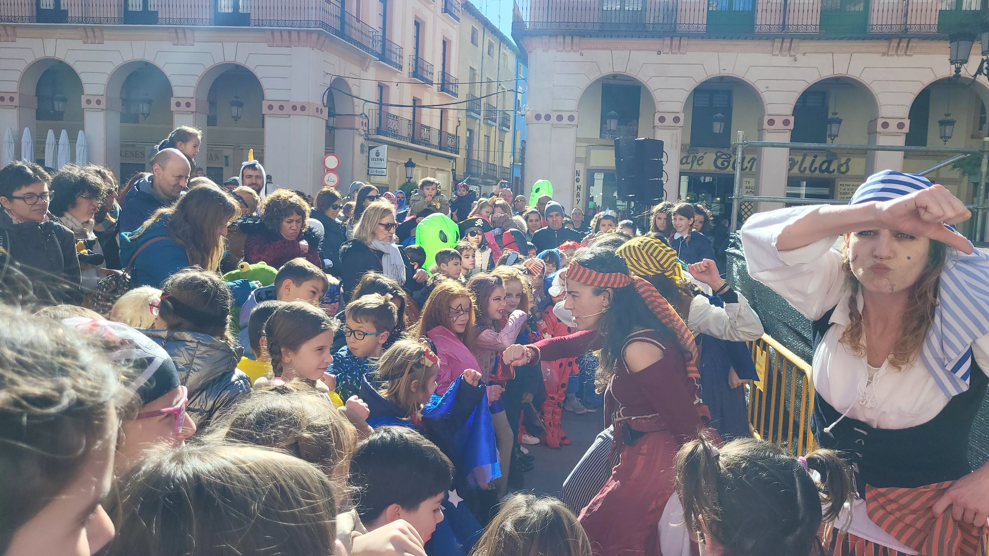  Fiesta Infantil de Carnaval con Viridiana en Huesca. Foto Mercedes Manterola