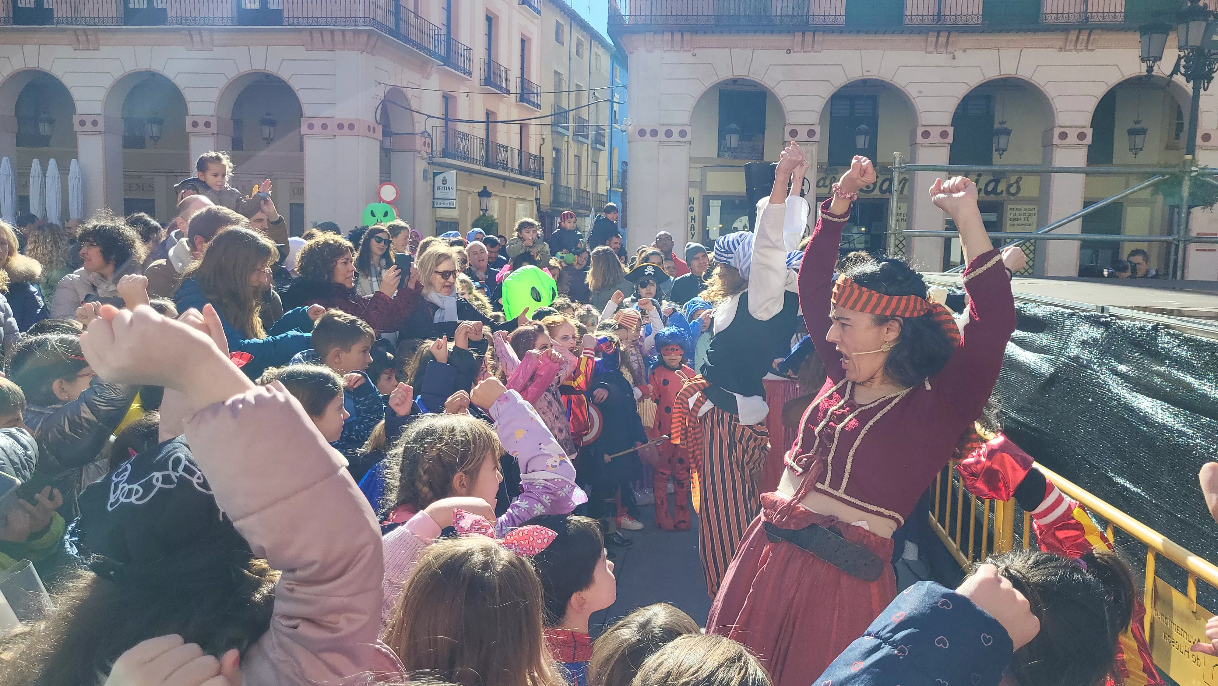  Fiesta Infantil de Carnaval con Viridiana en Huesca. Foto Mercedes Manterola