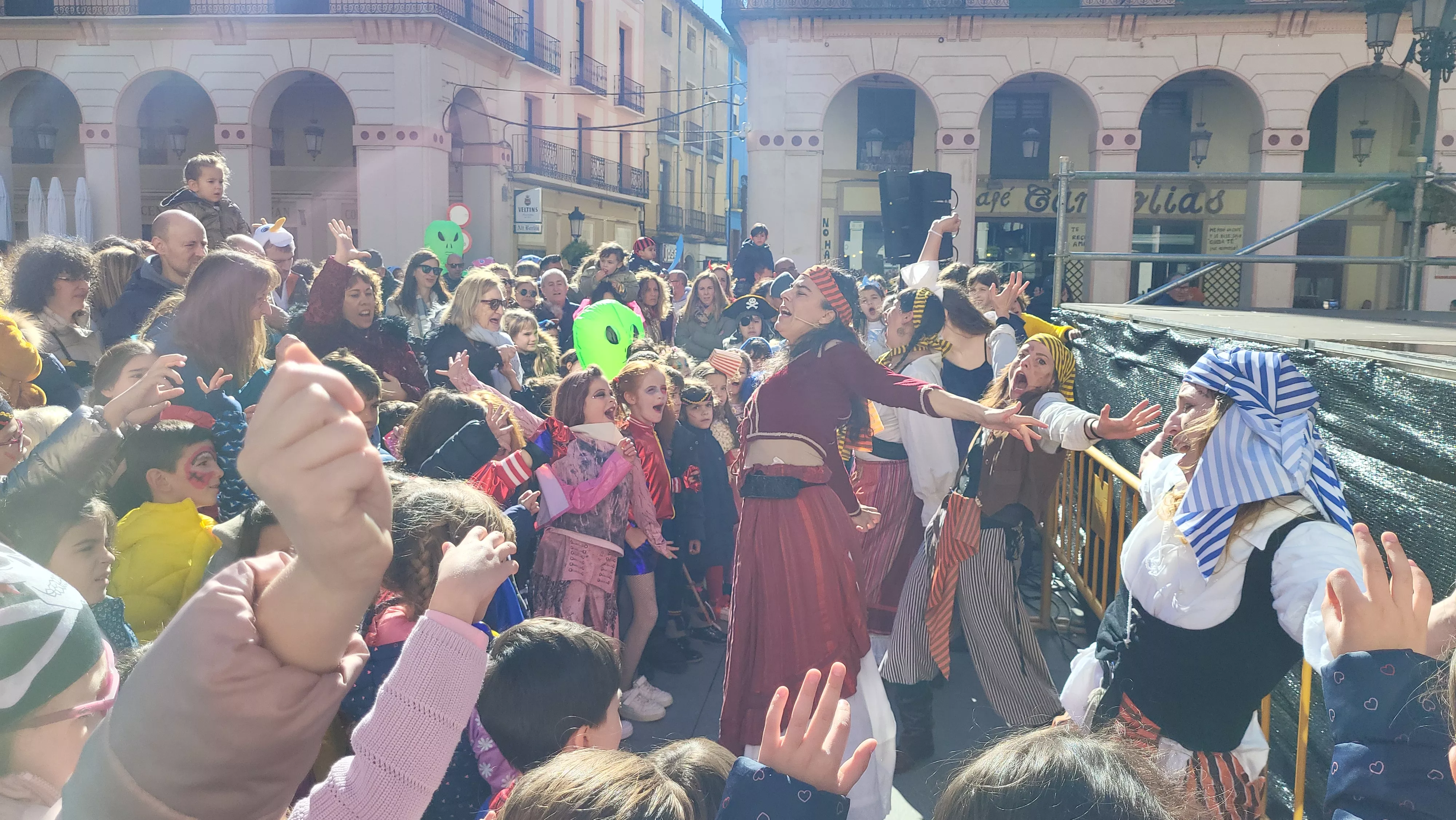  Fiesta Infantil de Carnaval con Viridiana en Huesca. Foto Mercedes Manterola