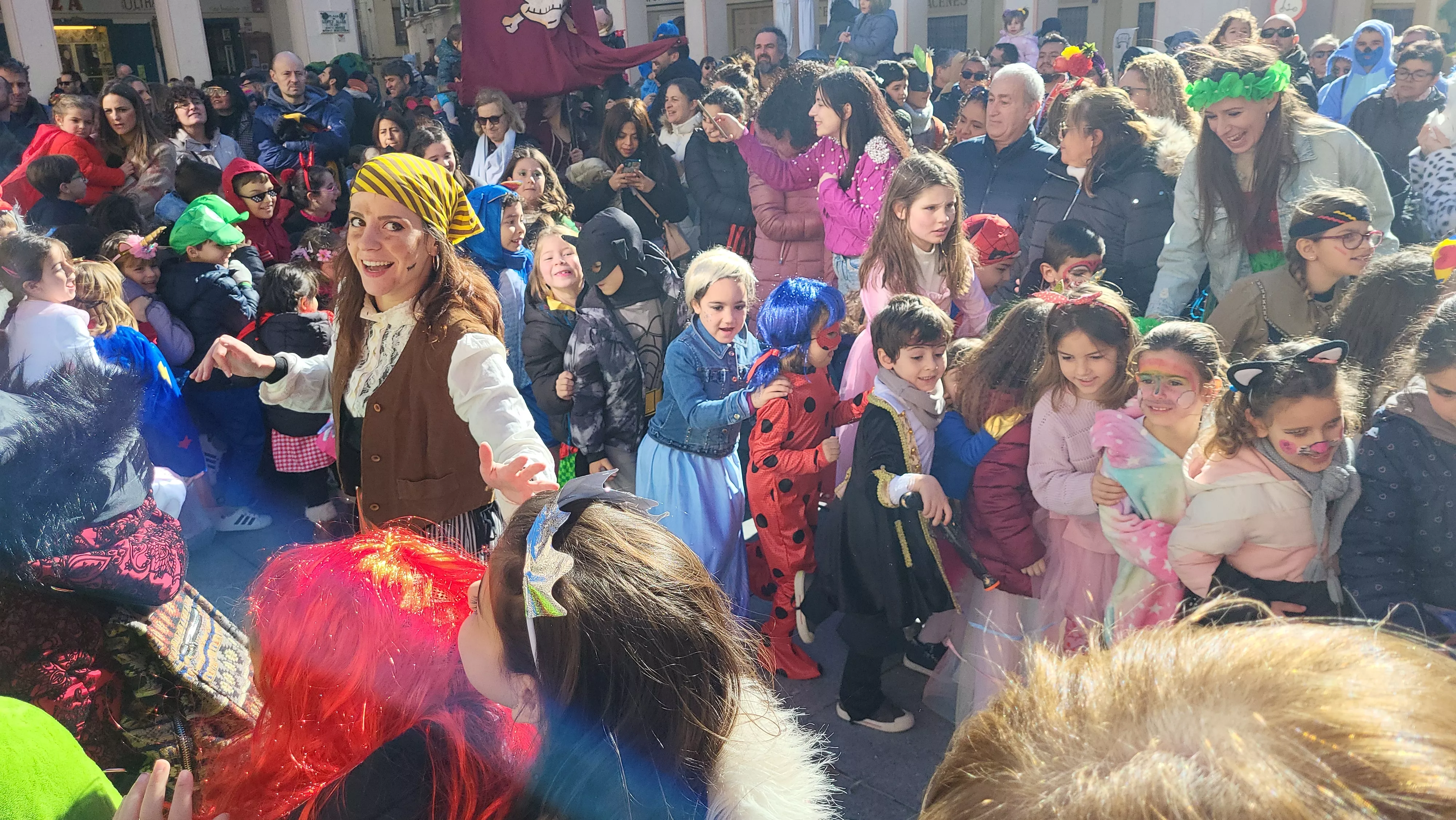  Fiesta Infantil de Carnaval con Viridiana en Huesca. Foto Mercedes Manterola