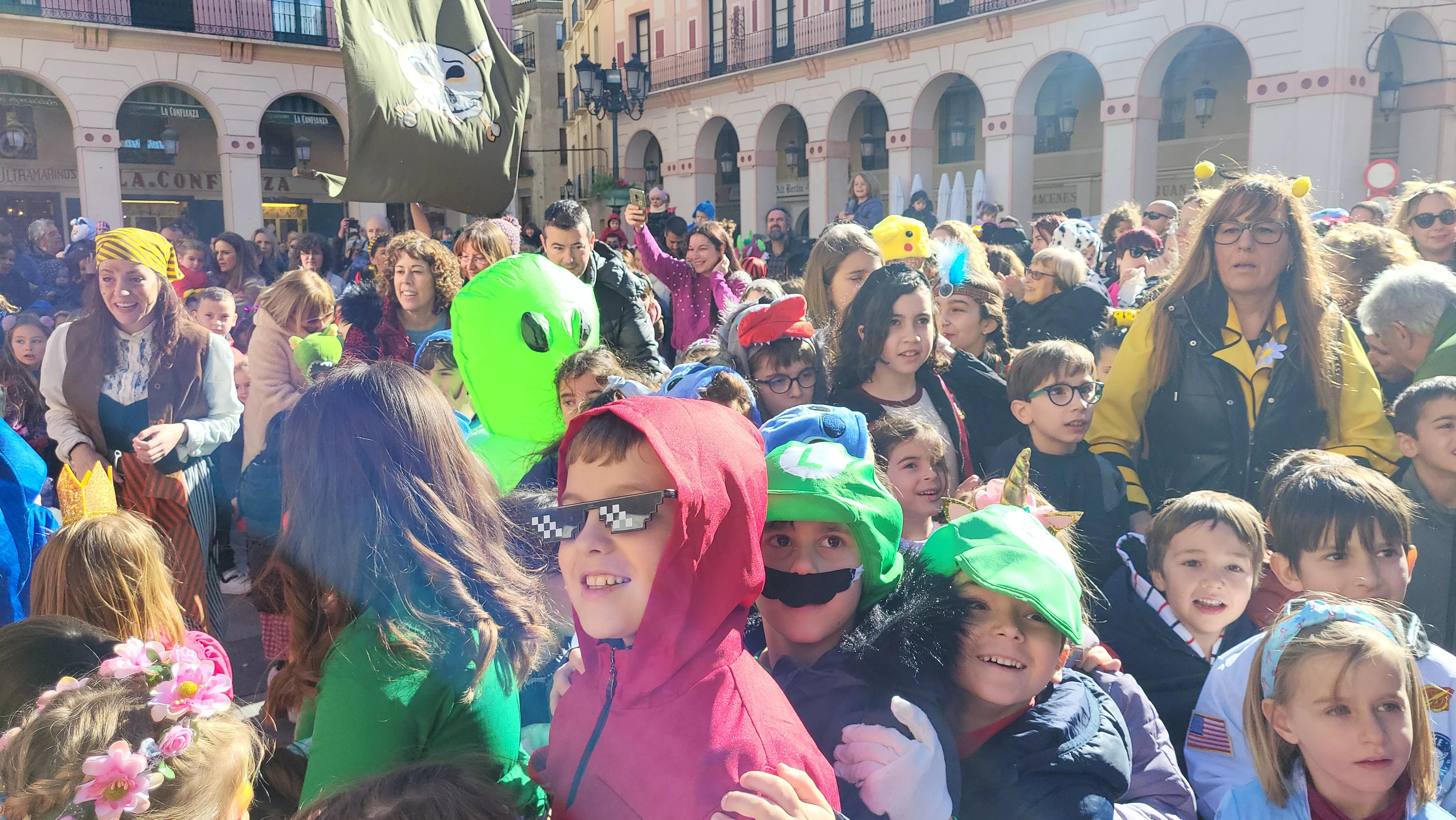  Fiesta Infantil de Carnaval con Viridiana en Huesca. Foto Mercedes Manterola