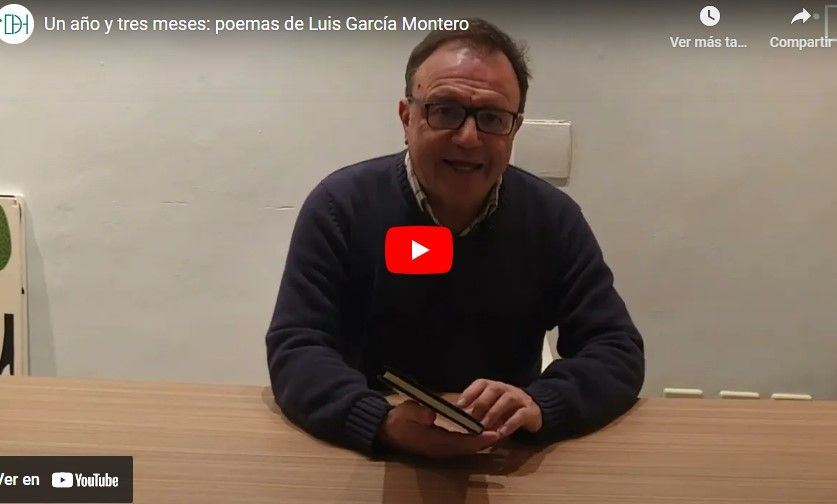 José Domingo Dueñas habla "Un año y tres meses", poemas de Luis García Montero José Domingo Dueñas habla "Un año y tres meses", poemas de Luis García Montero
