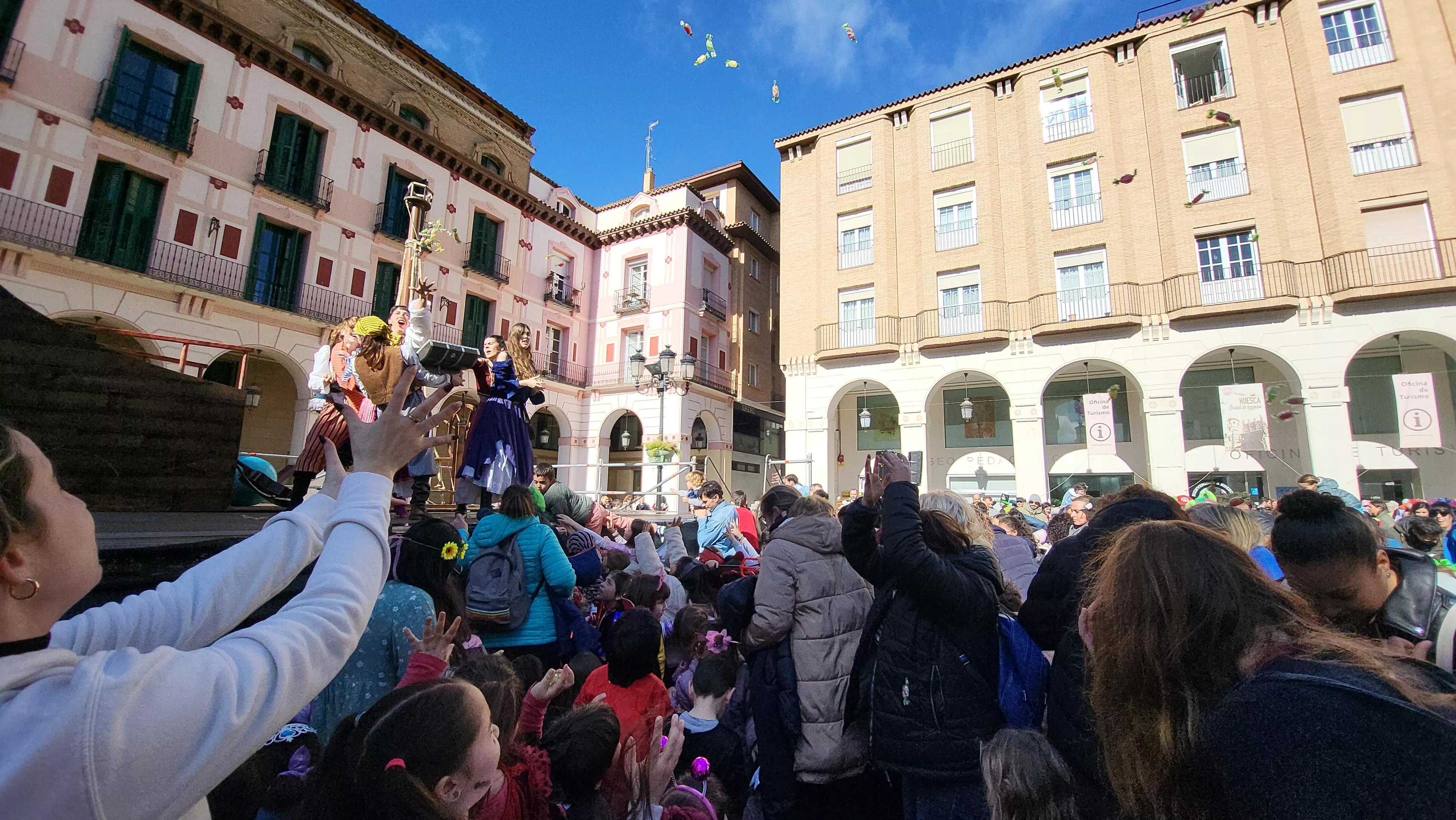  Fiesta Infantil de Carnaval con Viridiana en Huesca. Foto Mercedes Manterola