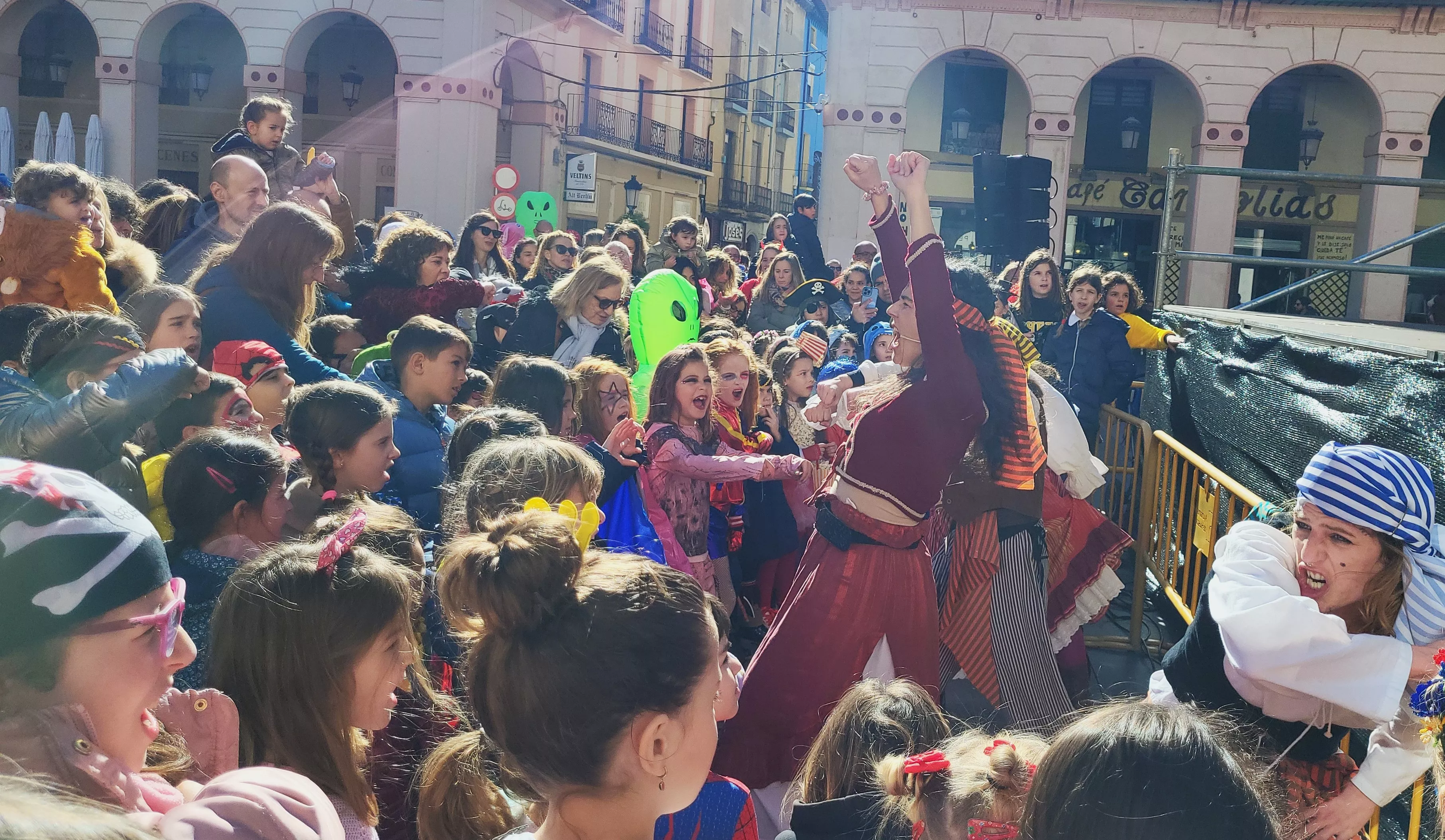 Fiesta pirata en el Carnaval infantil. Foto Mercedes Manterola