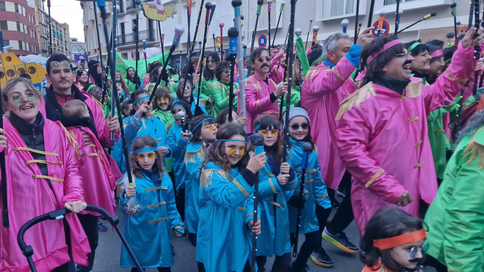 Cabalgata de Carnaval en Huesca. Myriam Martínez