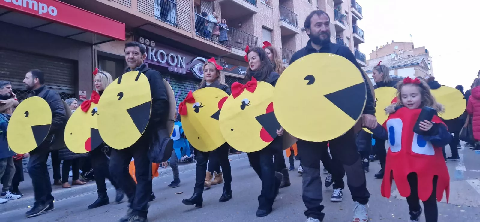 Cabalgata de Carnaval en Huesca. Myriam Martínez