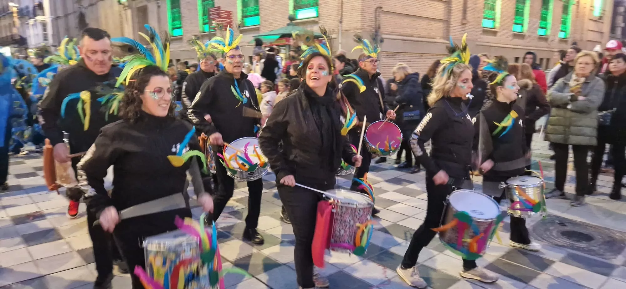 Cabalgata de Carnaval en Huesca. Myriam Martínez