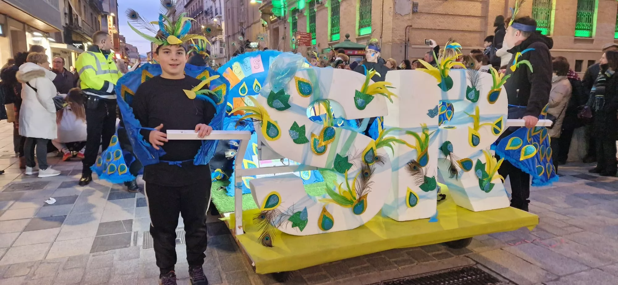 Cabalgata de Carnaval en Huesca. Myriam Martínez