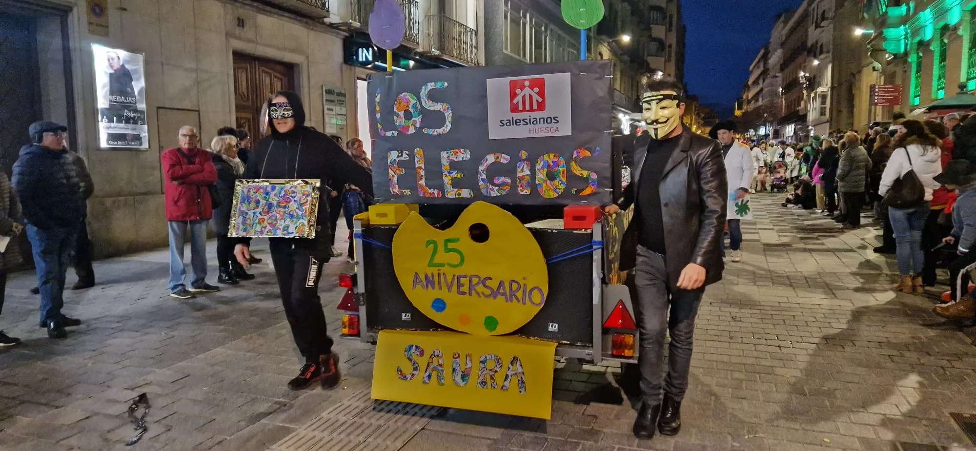 Cabalgata de Carnaval en Huesca. Myriam Martínez