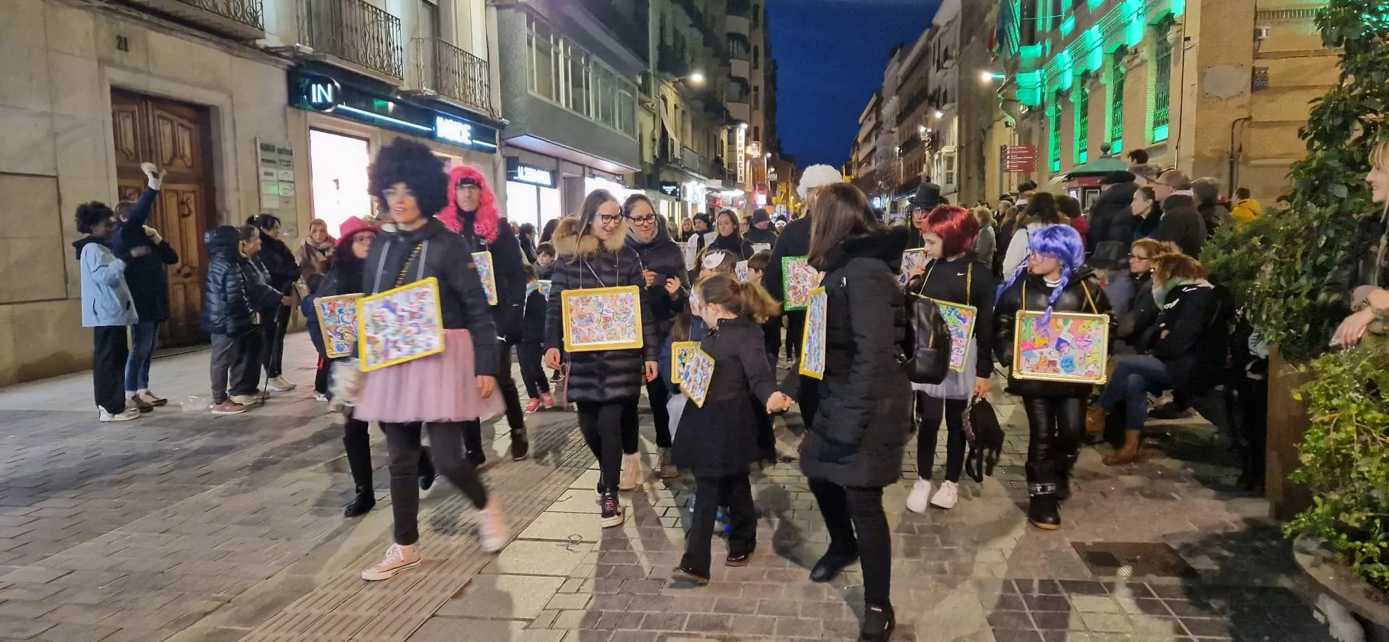 Cabalgata de Carnaval en Huesca. Myriam Martínez
