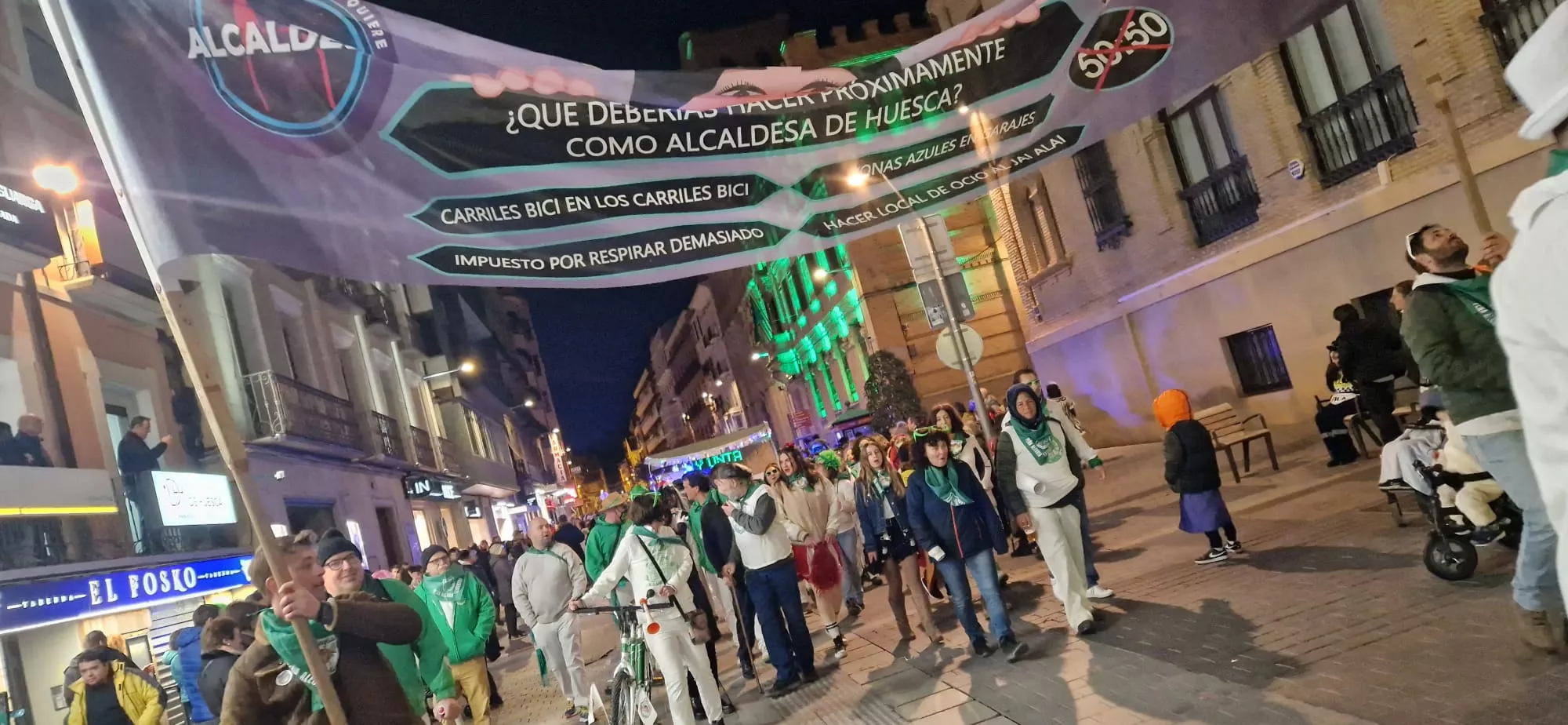 Cabalgata de Carnaval en Huesca. Myriam Martínez