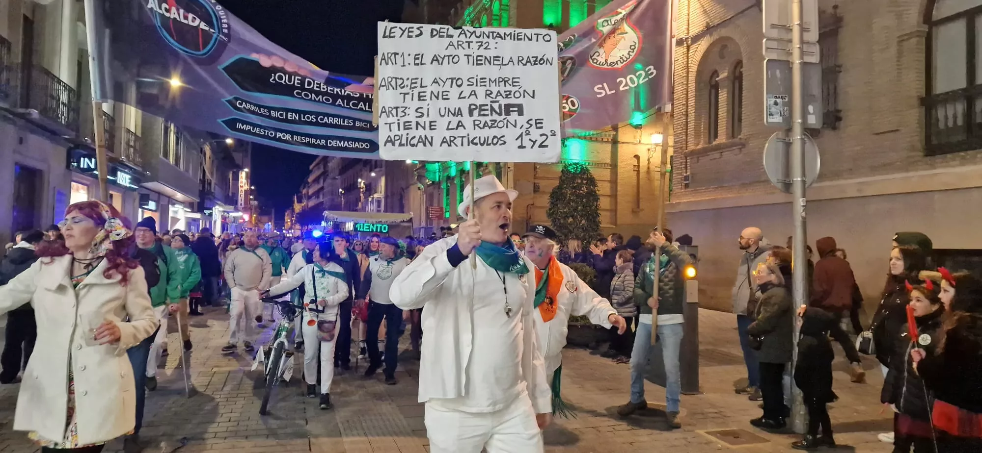 Cabalgata de Carnaval en Huesca. Myriam Martínez