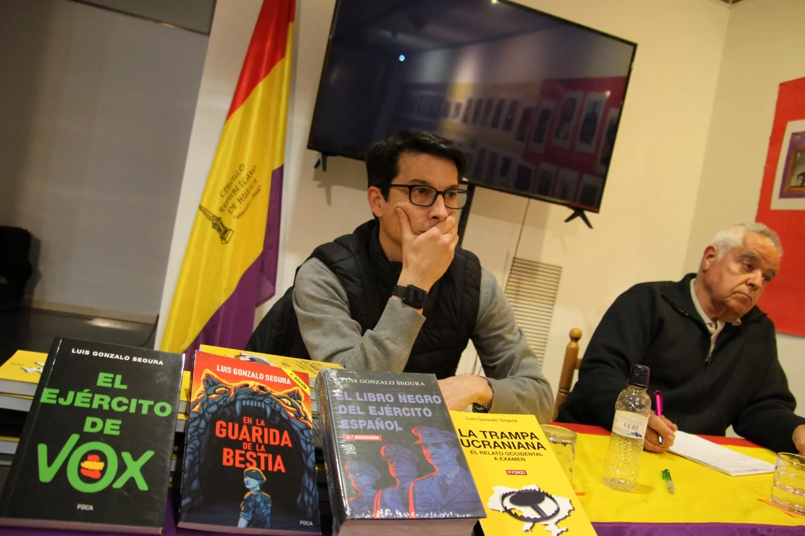 Luis Gonzalo Segura y Carlos Escartín. Foto Carlos Neofato