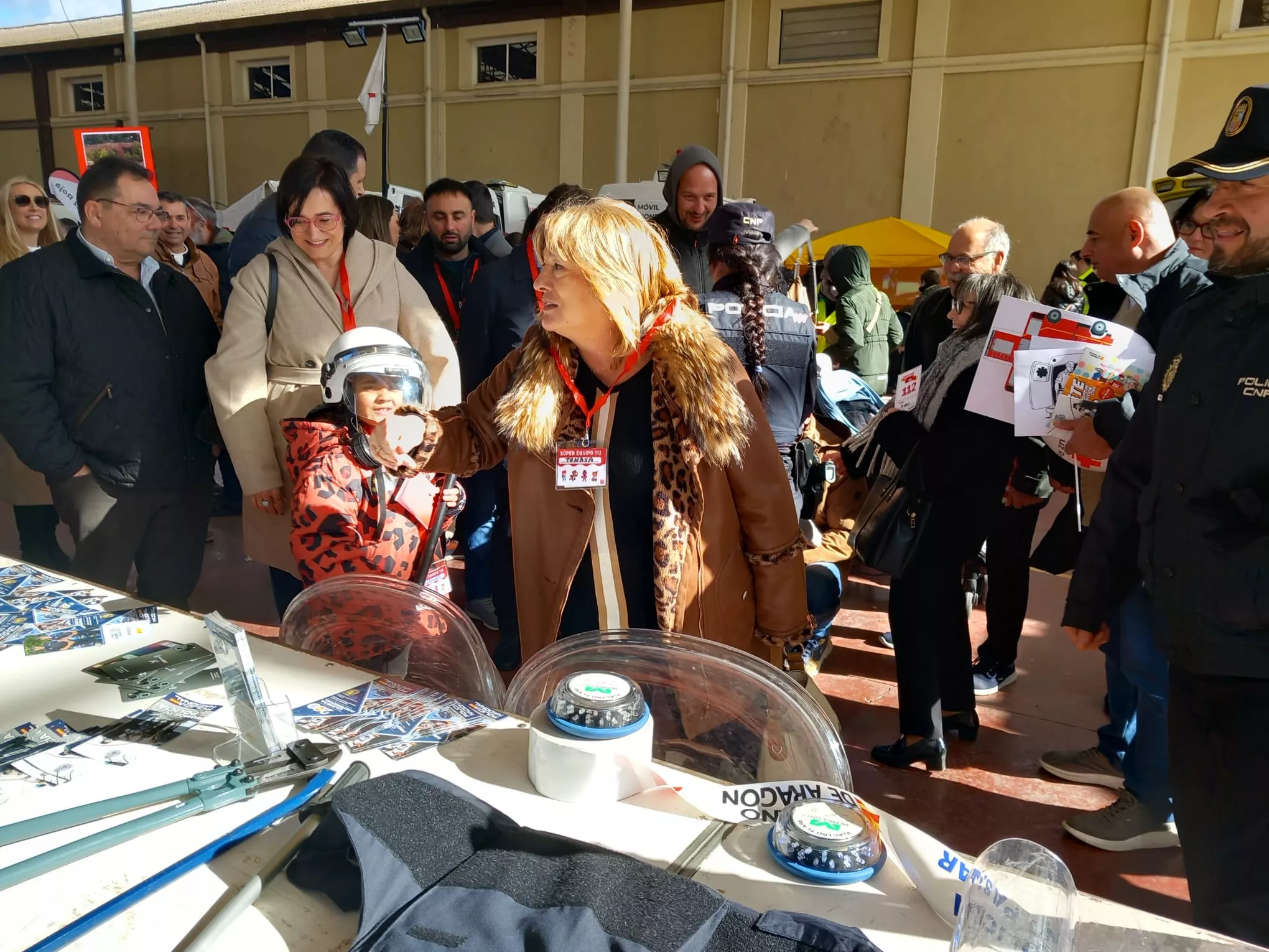 Día Europeo del 112 en Binéfar