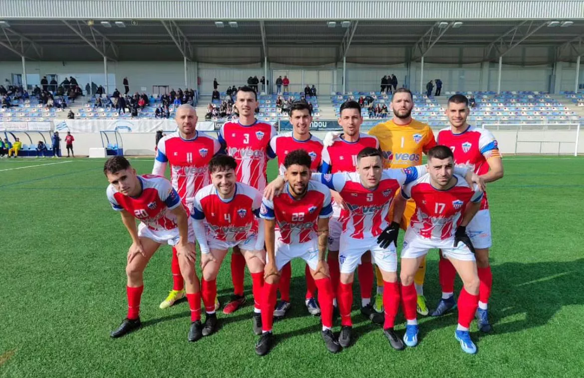 Once del Atlético Monzón en Ejea. 