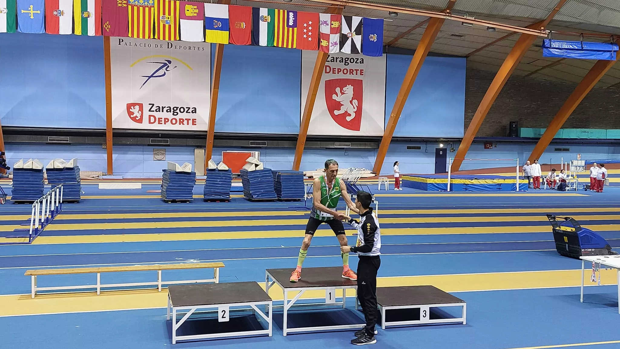 Manuel García Carbajo, campeón de Aragón y récord de España de combinadas