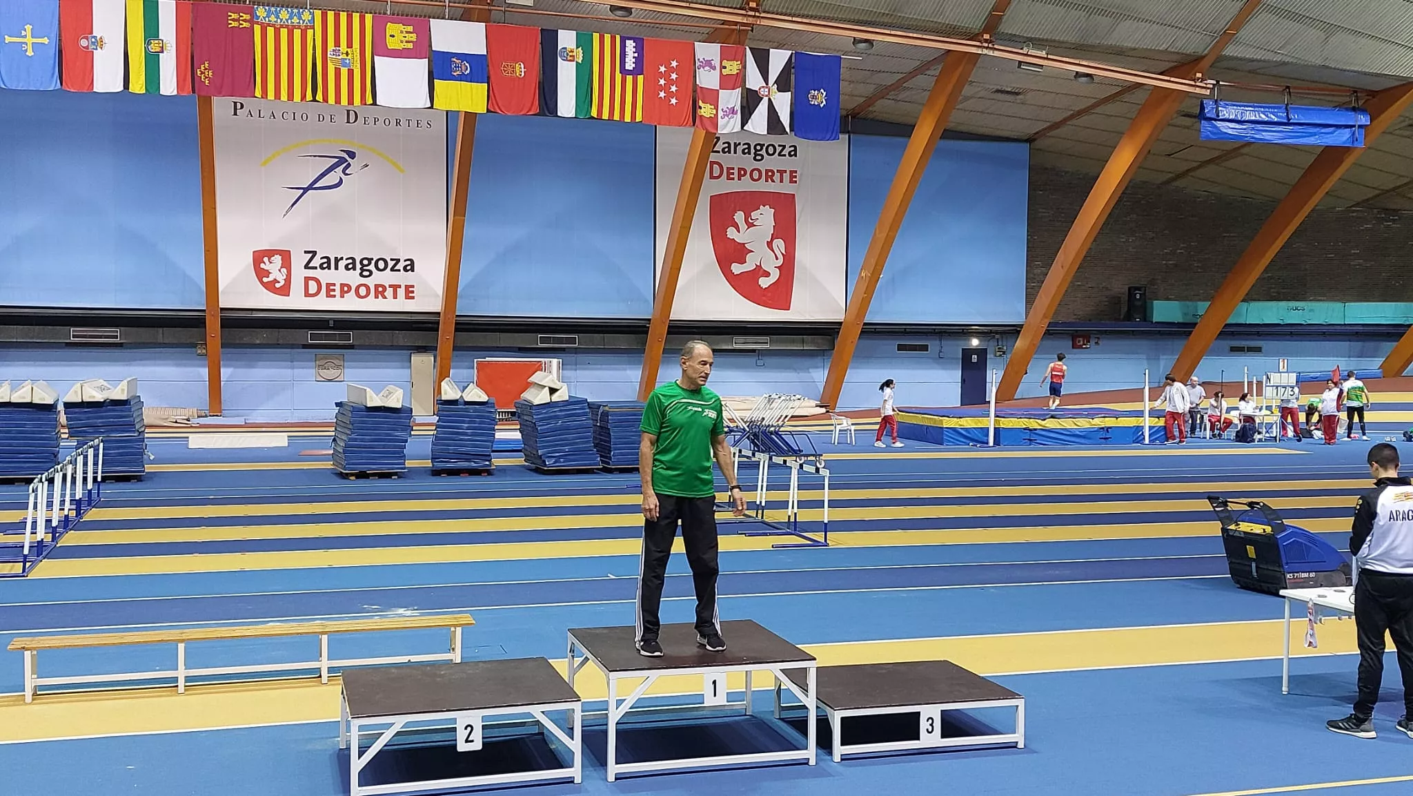 Roberto Bermejo, campeón Aragón M65 de combinadas,