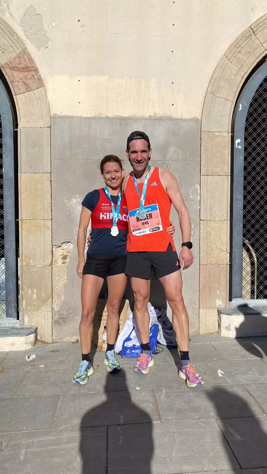 Maite Ríos, en medio maratón Barcelona