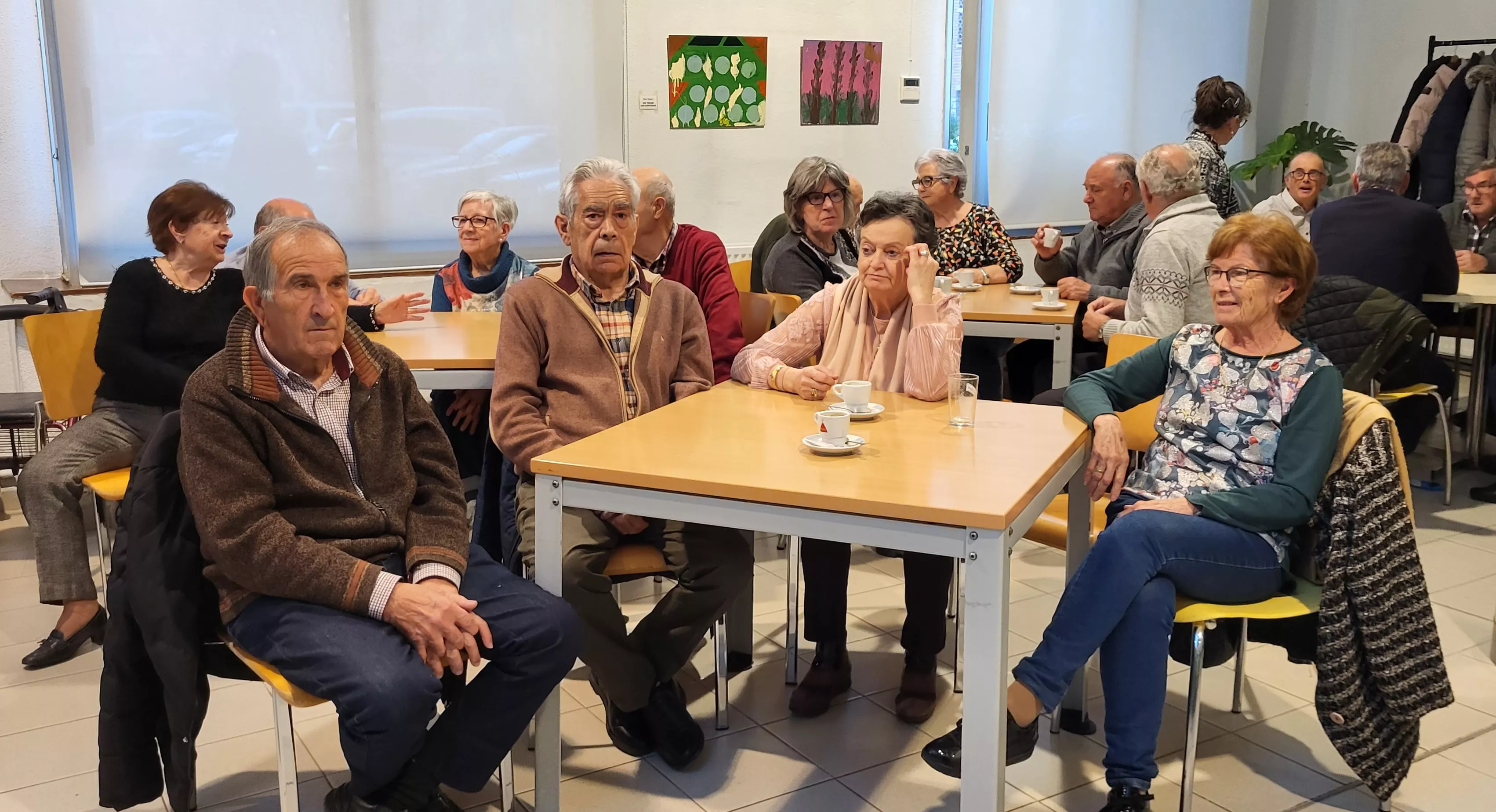 Celebración del Carnaval en el Hogar de Personas Mayores de Huesca. Foto Mercedes Manterola