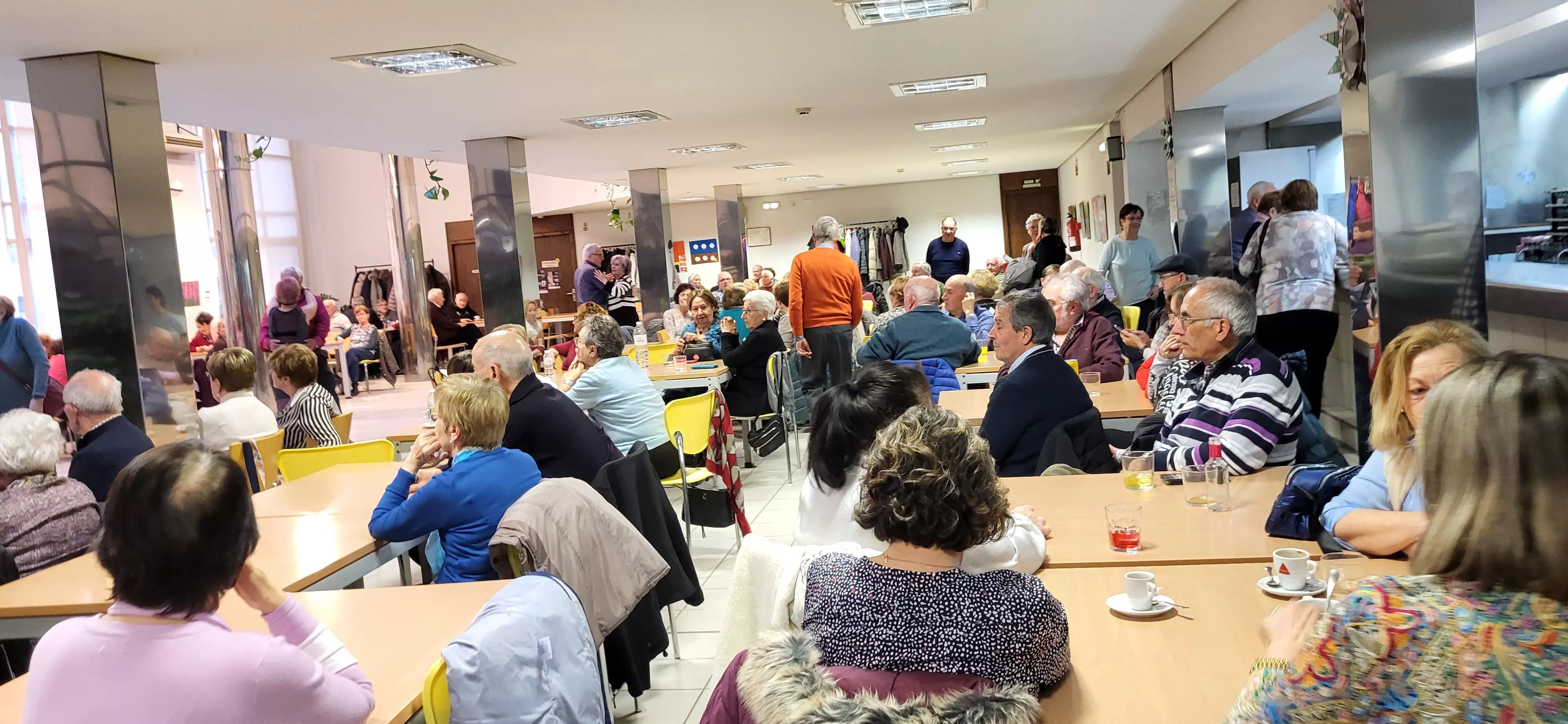 Celebración del Carnaval en el Hogar de Personas Mayores de Huesca. Foto Mercedes Manterola