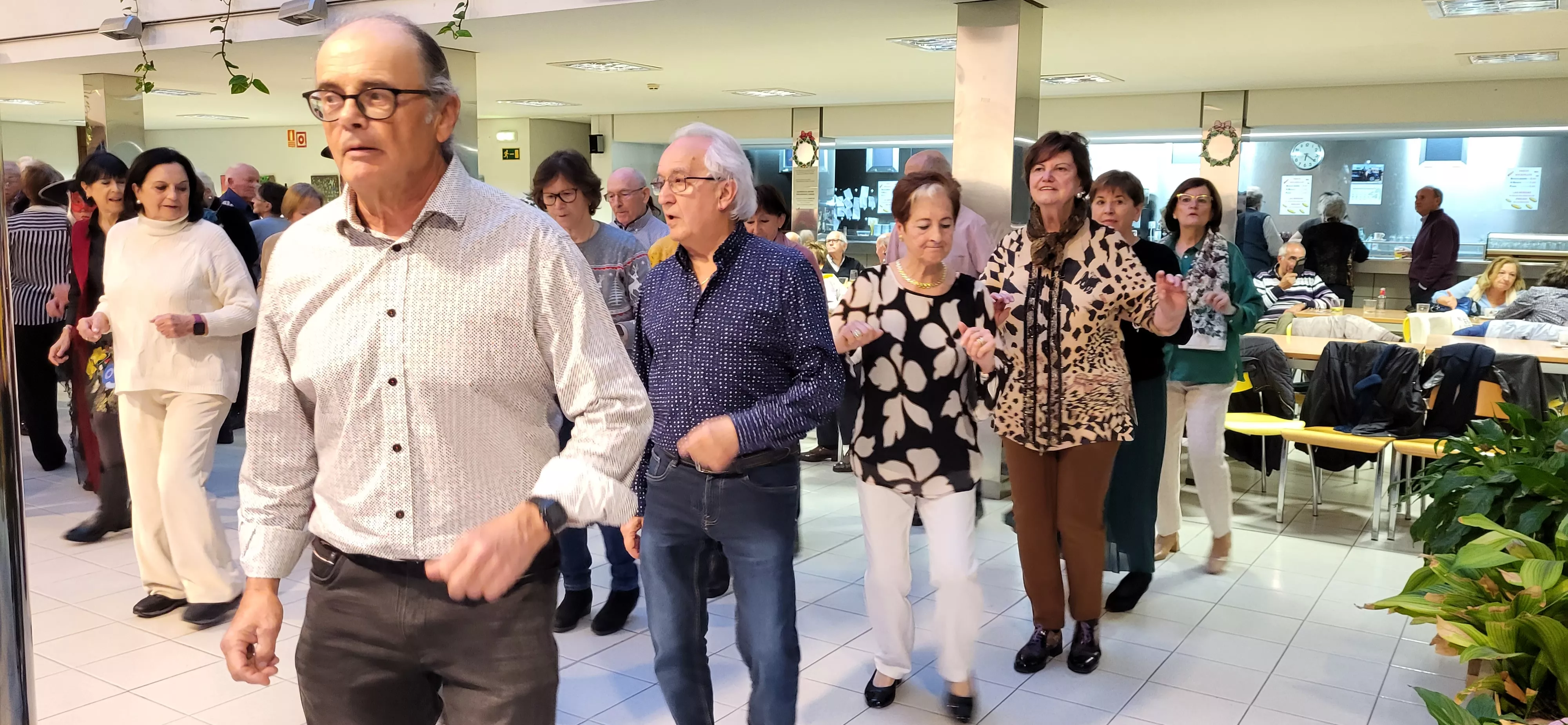 Celebración del Carnaval en el Hogar de Personas Mayores de Huesca. Foto Mercedes Manterola