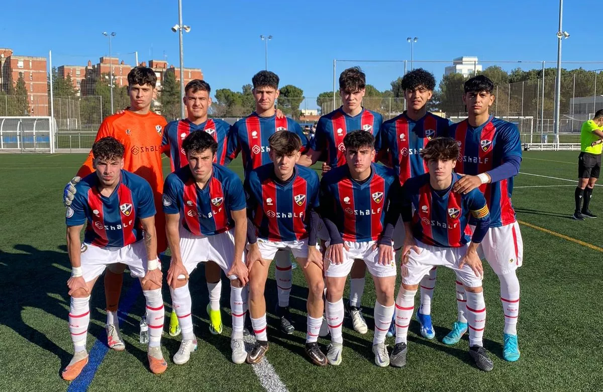 Once del Huesca DHJ en Sabadell.