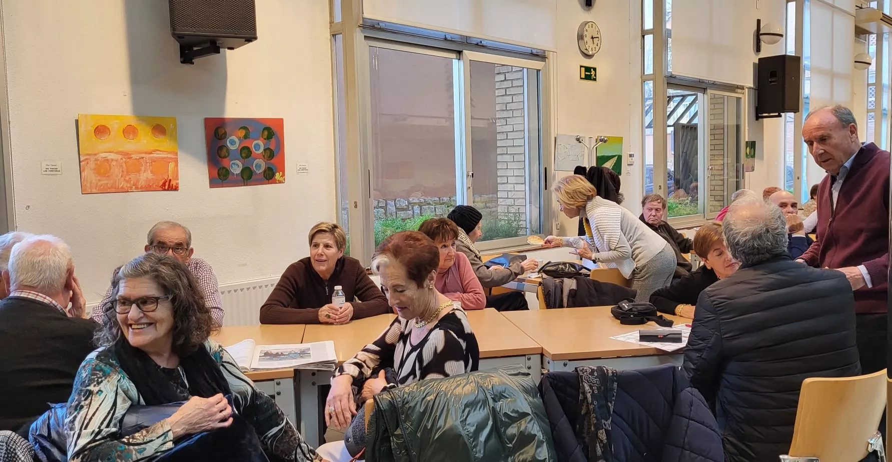 Celebración del Carnaval en el Hogar de Personas Mayores de Huesca. Foto Mercedes Manterola