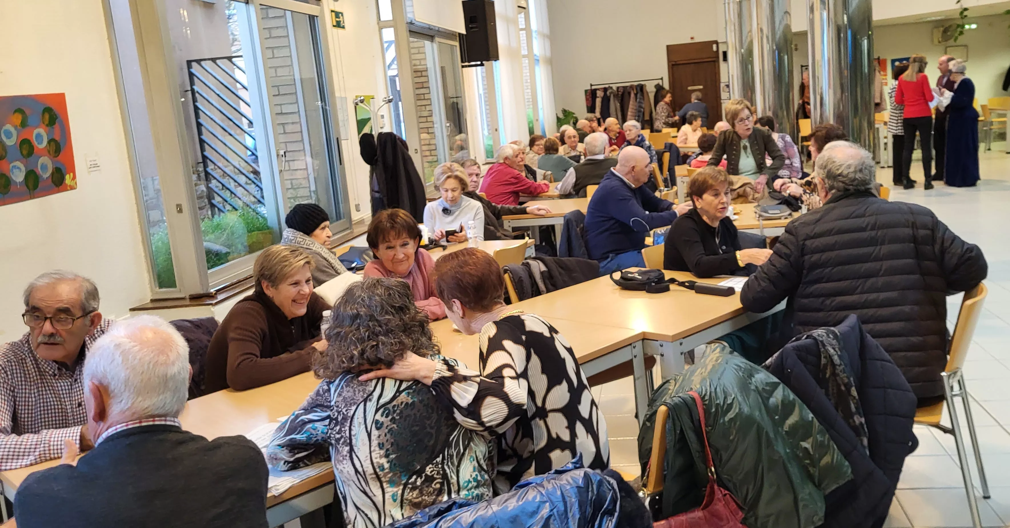 Celebración del Carnaval en el Hogar de Personas Mayores de Huesca. Foto Mercedes Manterola