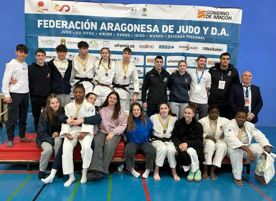 Club Judo Binéfar en Copa de España Junior