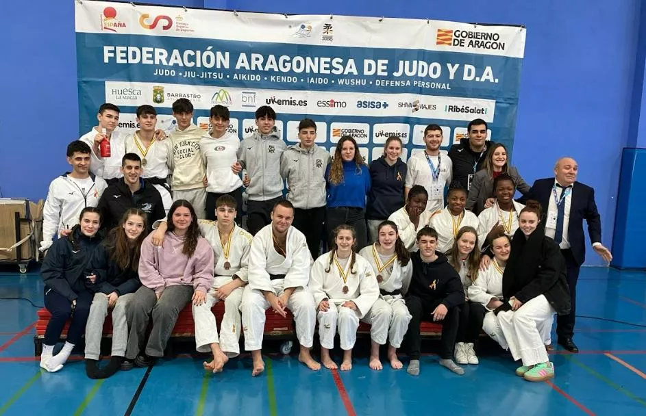Club Judo Binéfar y Club Judo Huesca en Copa de España