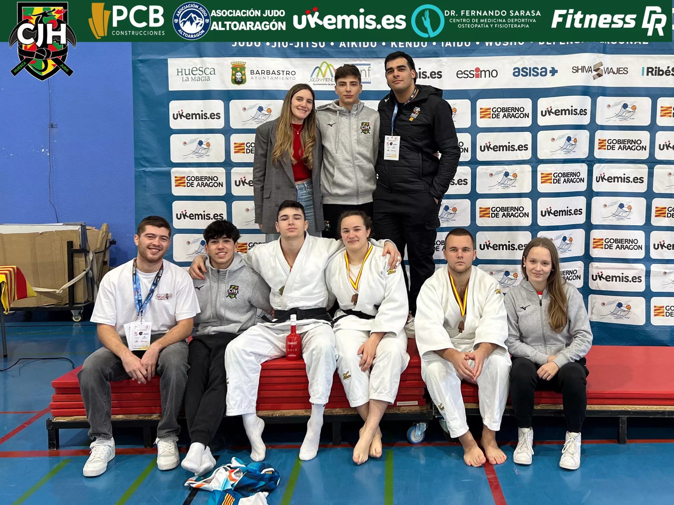 Club Judo Huesca en Copa de España Junior de Binéfar