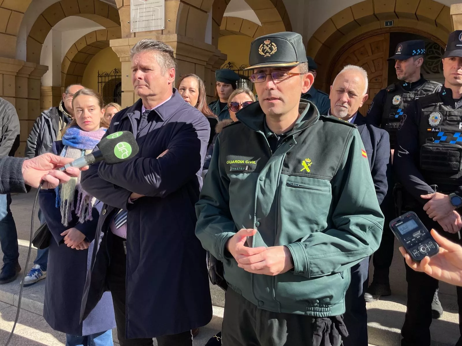 Minuto de silencio en Fraga