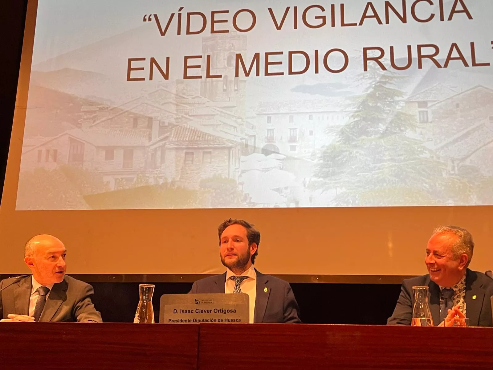 Fernando Beltrán, Isaac Claver y Carlos Campo. Foto Mercedes Manterola