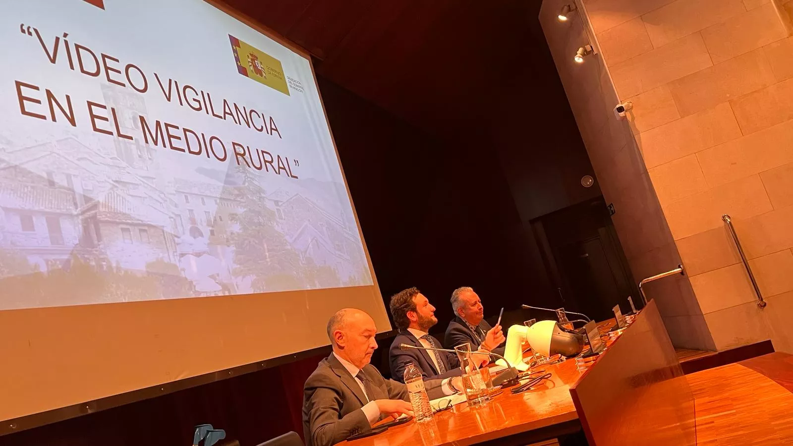 Fernando Beltrán, Isaac Claver y Carlos Campo. Foto Mercedes Manterola