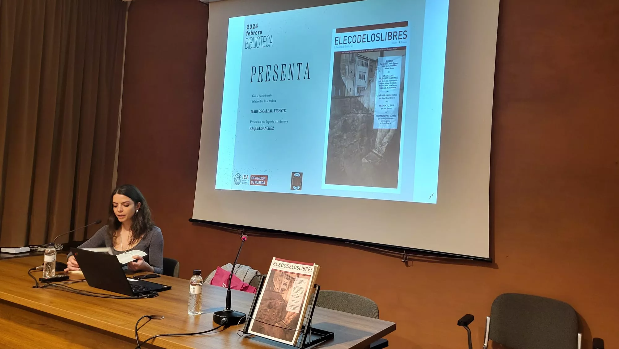 Presentación de El Eco de los Libres en Huesca