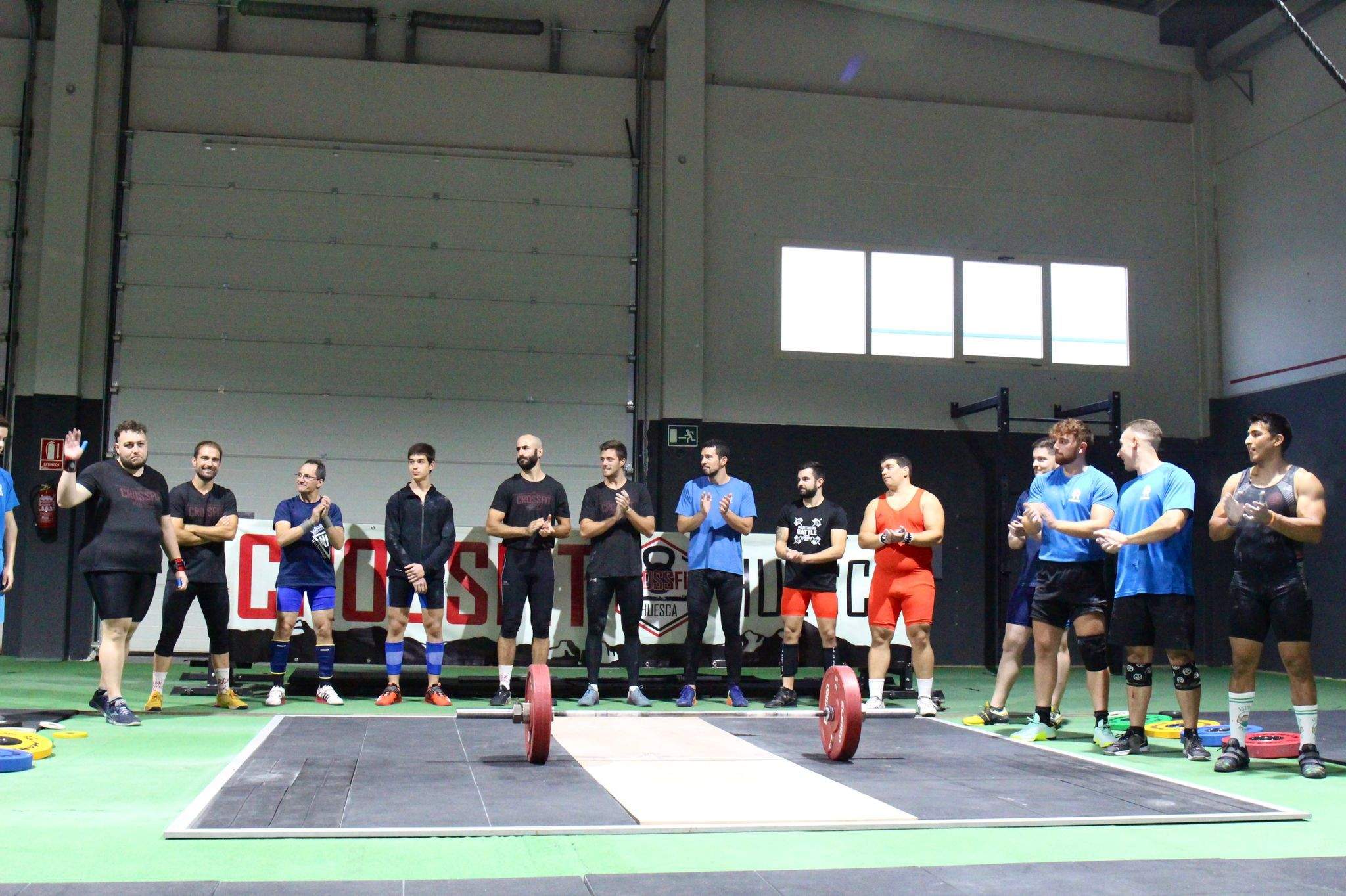 Participantes masculinos de la Liga Nacional de Halterofilia