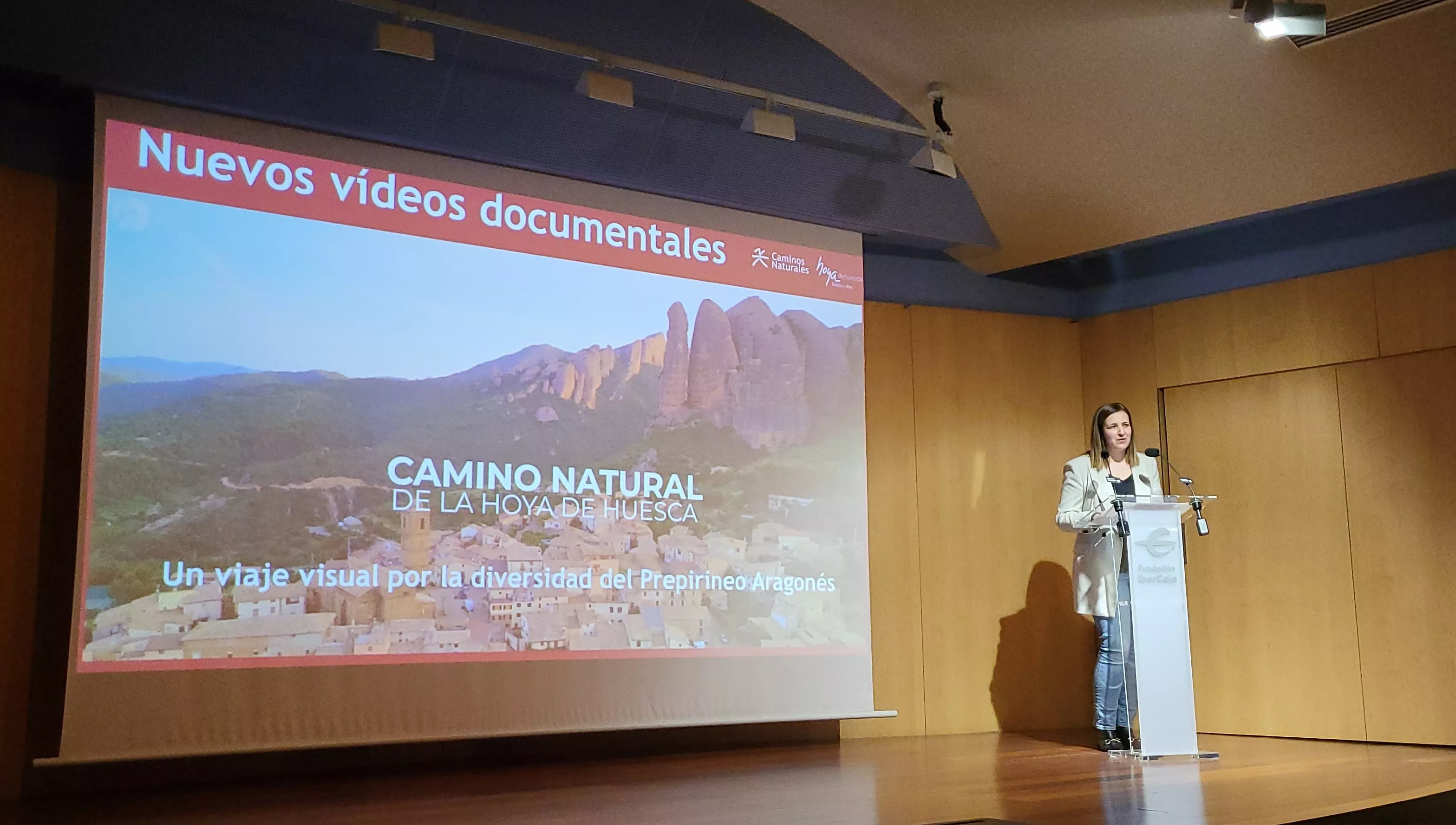 Mónica Soler en la presentación celebrada en el Palacio de Villahermosa. Foto Mercedes Manterola